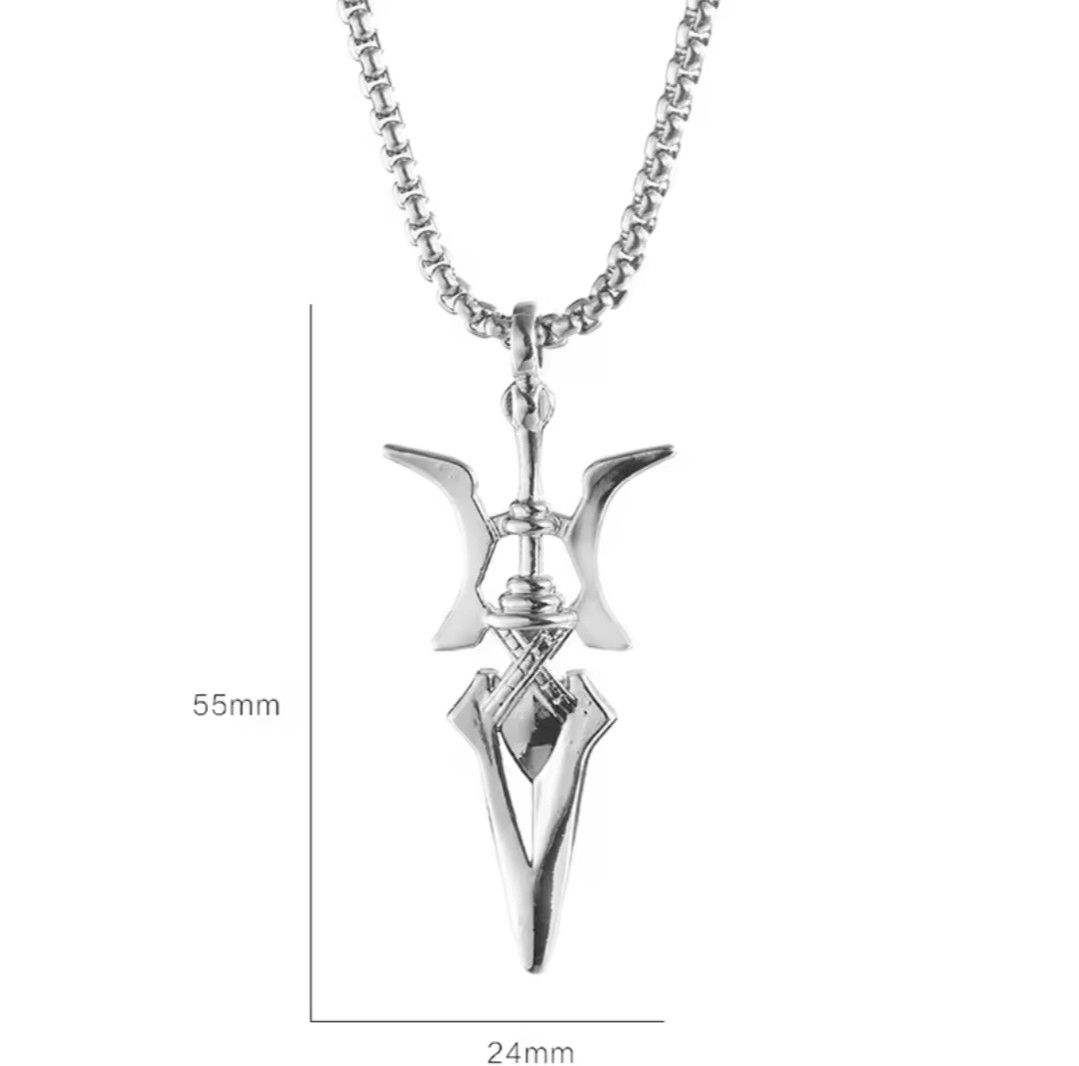 Vintage Halberd Pendant Necklaces Size ONE SIZE - 2 Thumbnail