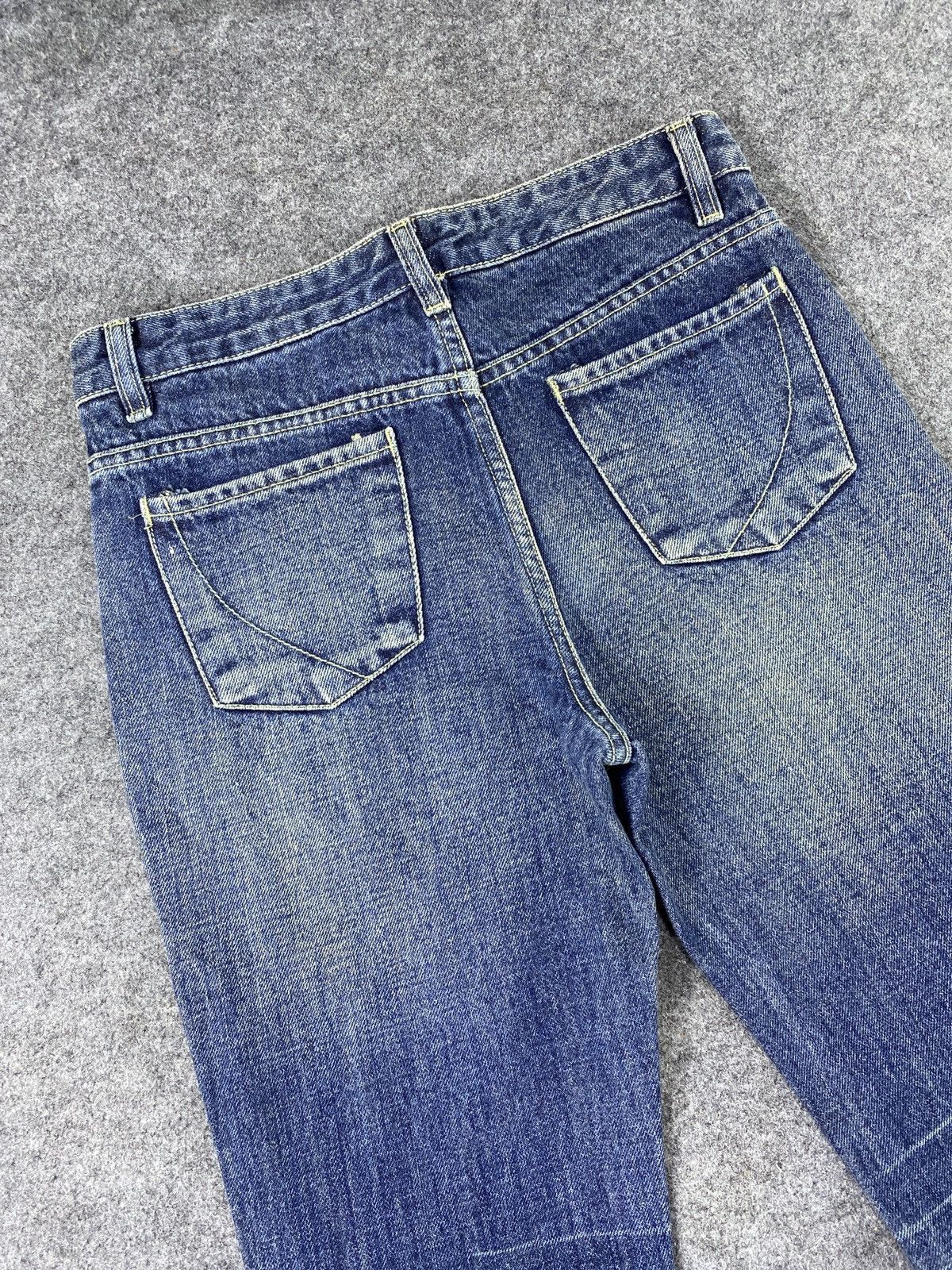 Japanese Brand × Jean Japanese Brand Blue Wash Flare Jeans - J984 Size 28" / US 6 / IT 42 - 12 Thumbnail