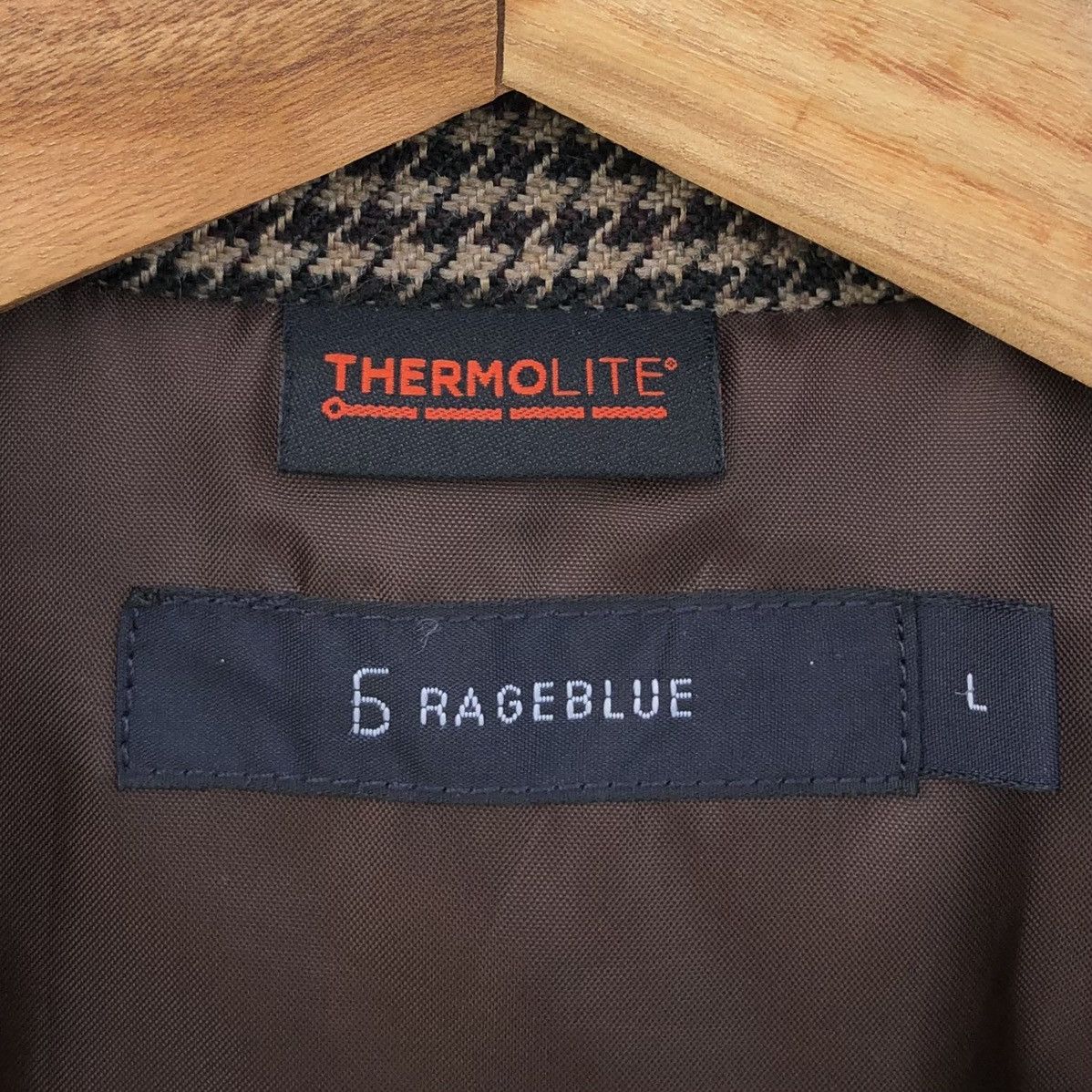 RAGEBLUE RAGEBLUE Thermolite Houndstooth Coach Work Jacket Size US L / EU 52-54 / 3 - 17 Thumbnail