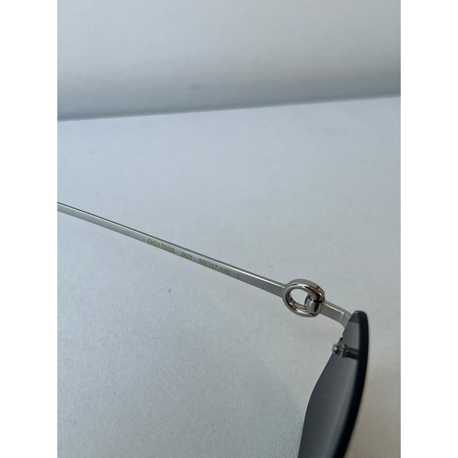 Gucci NEW Gucci GG1703S Silver Rimless Unisex Sunglasses $625 Size ONE SIZE - 9 Thumbnail