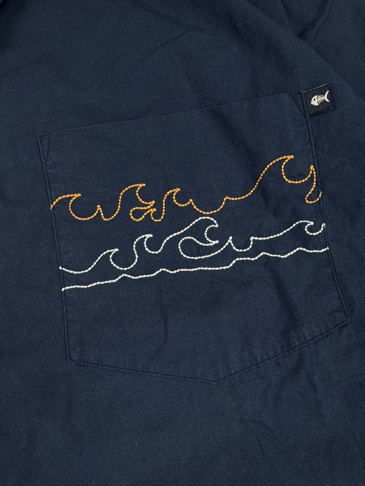 Other Vintage Fishbone flame wave short sleeve shirt surf skate Size US XL / EU 56 / 4 - 6 Thumbnail