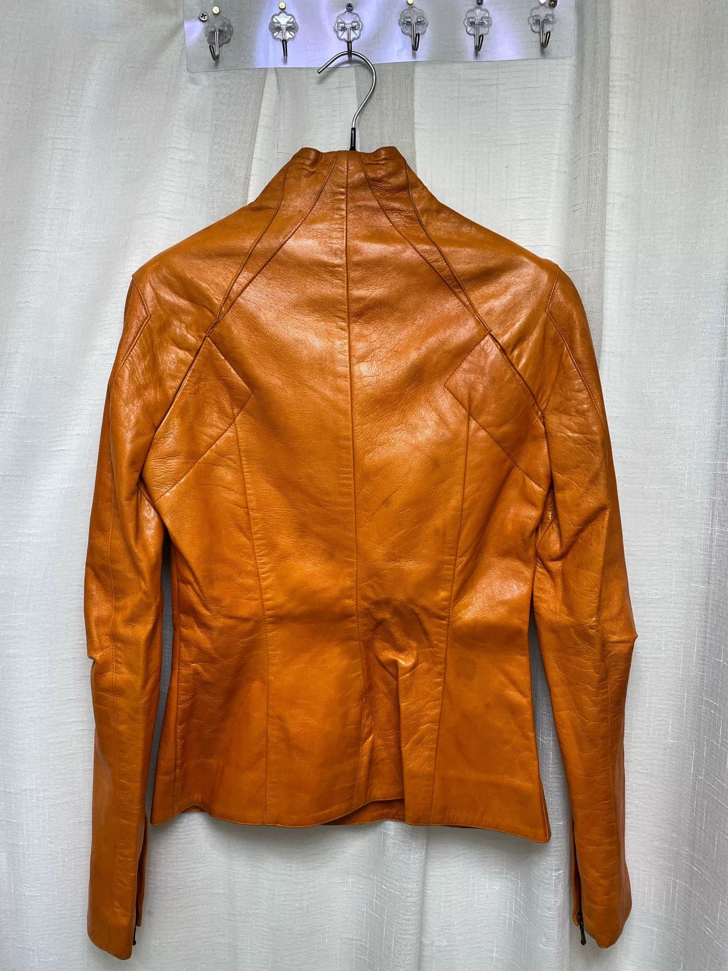 Other Roland Mouret Deconstructed Avant-Garde Leather Jacket Size US M / EU 48-50 / 2 - 3 Thumbnail