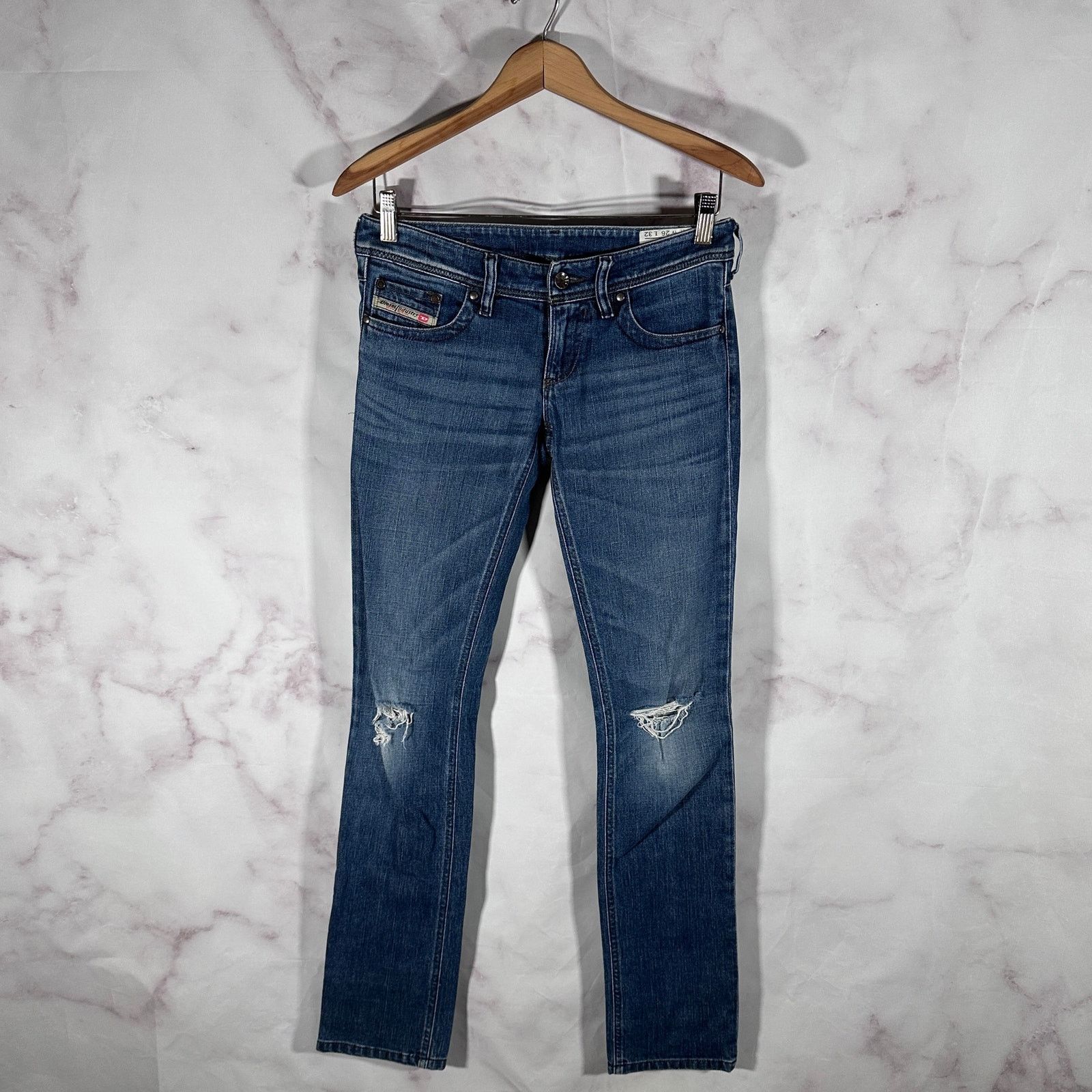 Diesel Lowky Slim Blue Denim Size US 26 / EU 42 - 1 Thumbnail