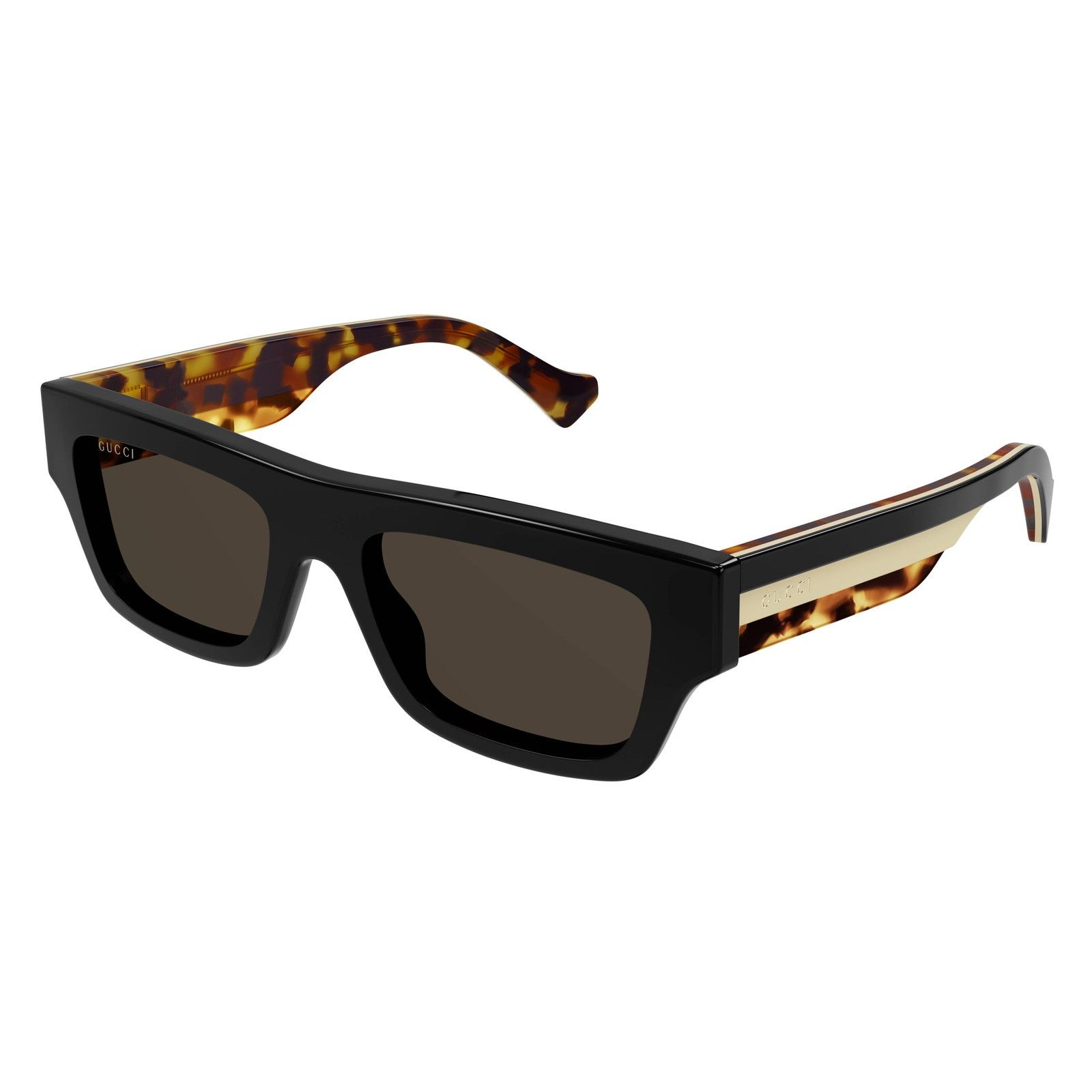 Gucci Gucci Sunglasses GG1301S 003 Black Dark Brown Men Authentic Size ONE SIZE - 1 Thumbnail