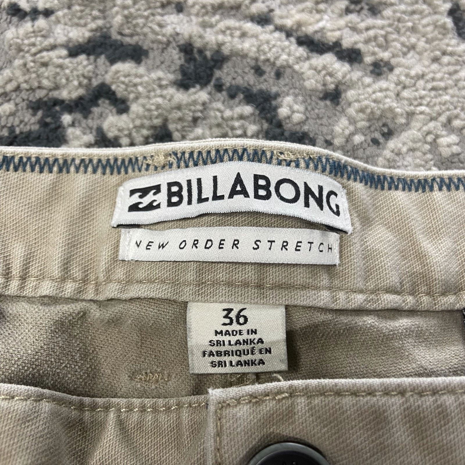 Billabong Billabong New Order Chino Pants Mens 36 Beige Straight Leg Size US 36 / EU 52 - 7 Thumbnail