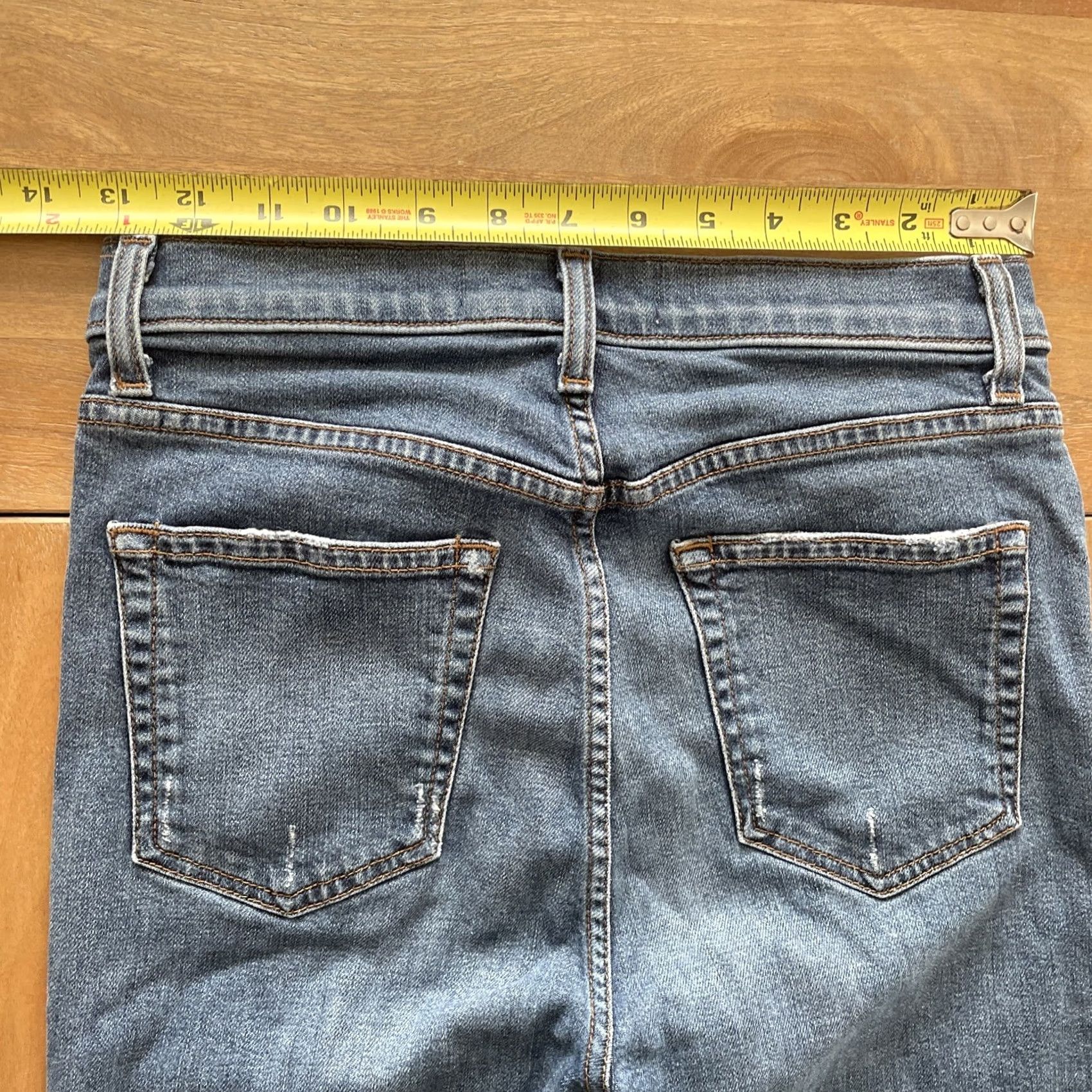 Reformation Reformation Jeans Women High Rise Skinny Denim Light Wash 28 Stretch Spirit Bohemian City USA Logo Zipper Button Size 28" / US 6 / IT 42 - 6 Thumbnail