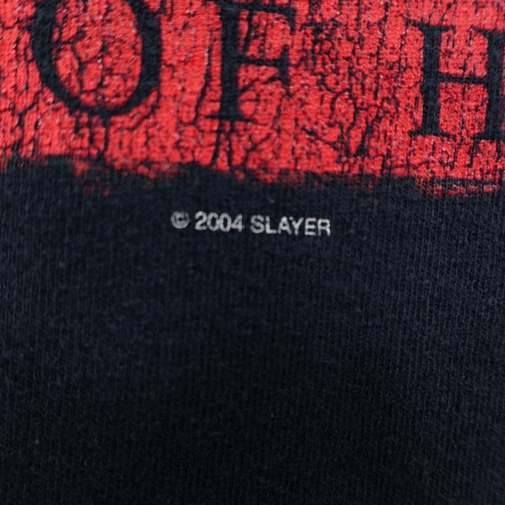 Gildan Vintage Slayer Shirt Mens Large Black South Of Heaven Metal Band Tour 2004 Y2K Size US L / EU 52-54 / 3 - 6 Thumbnail