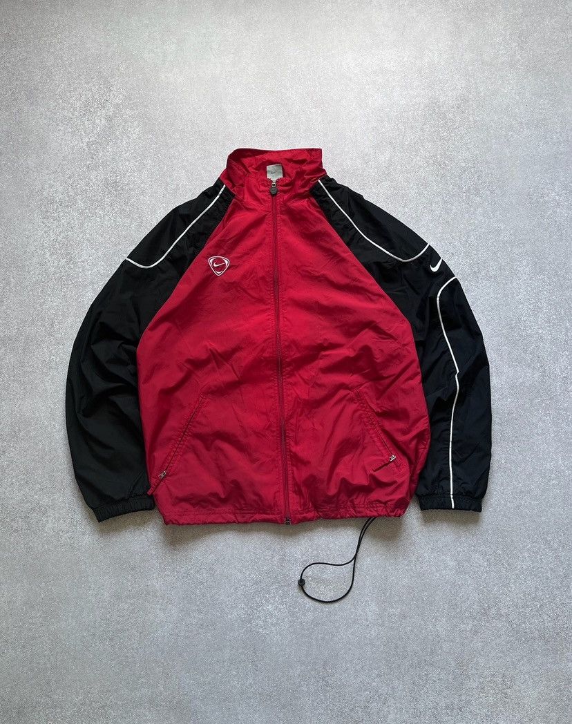 Vintage Nike Swoosh Nylon Olympic Jacket Y2K L