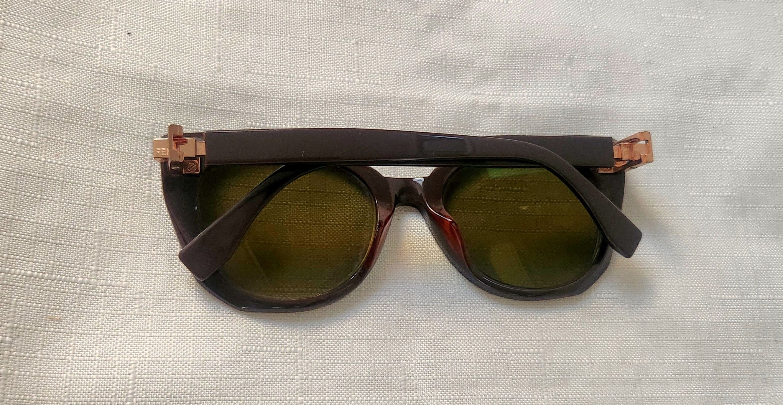 Fendi Fendi Eyeglasses Frames Only FF 0272 09Q 50-19-140 Brown Size ONE SIZE - 8 Thumbnail