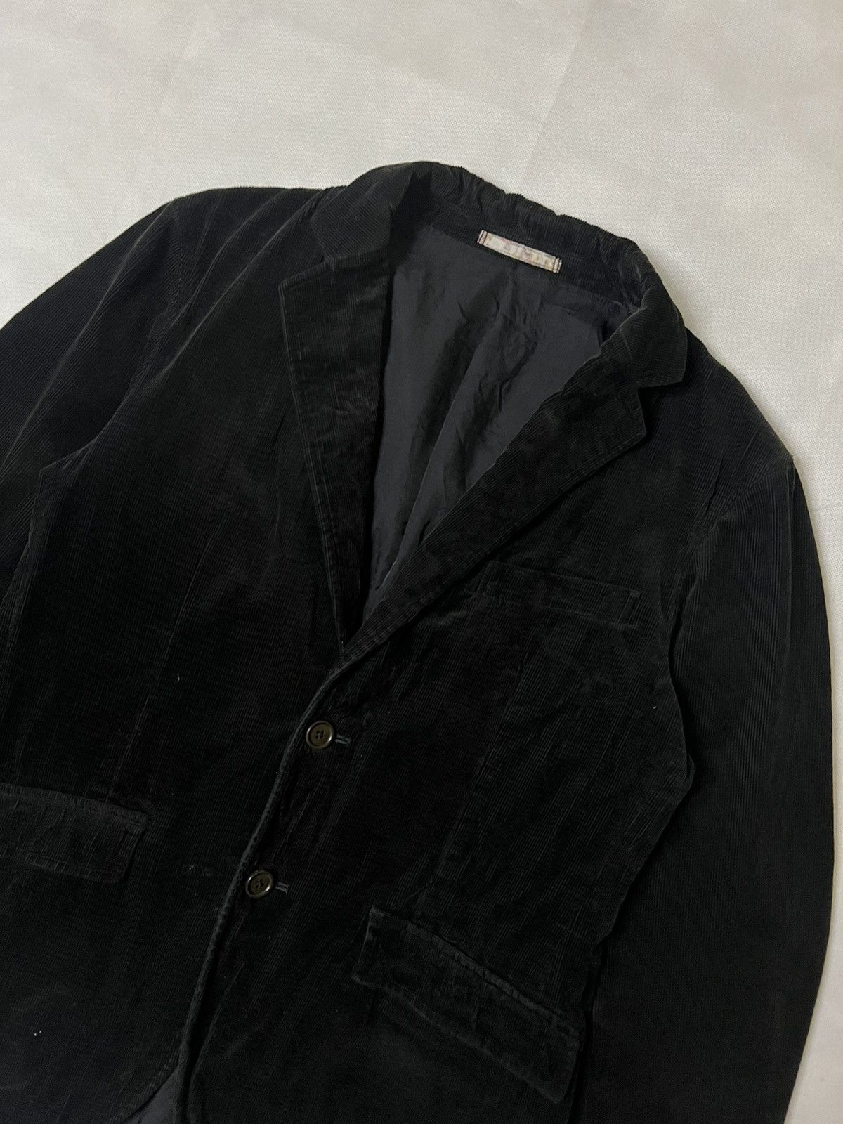 Designer × Paul Smith Paul Smith Black Corduroy Blazer Size 38R - 4 Thumbnail