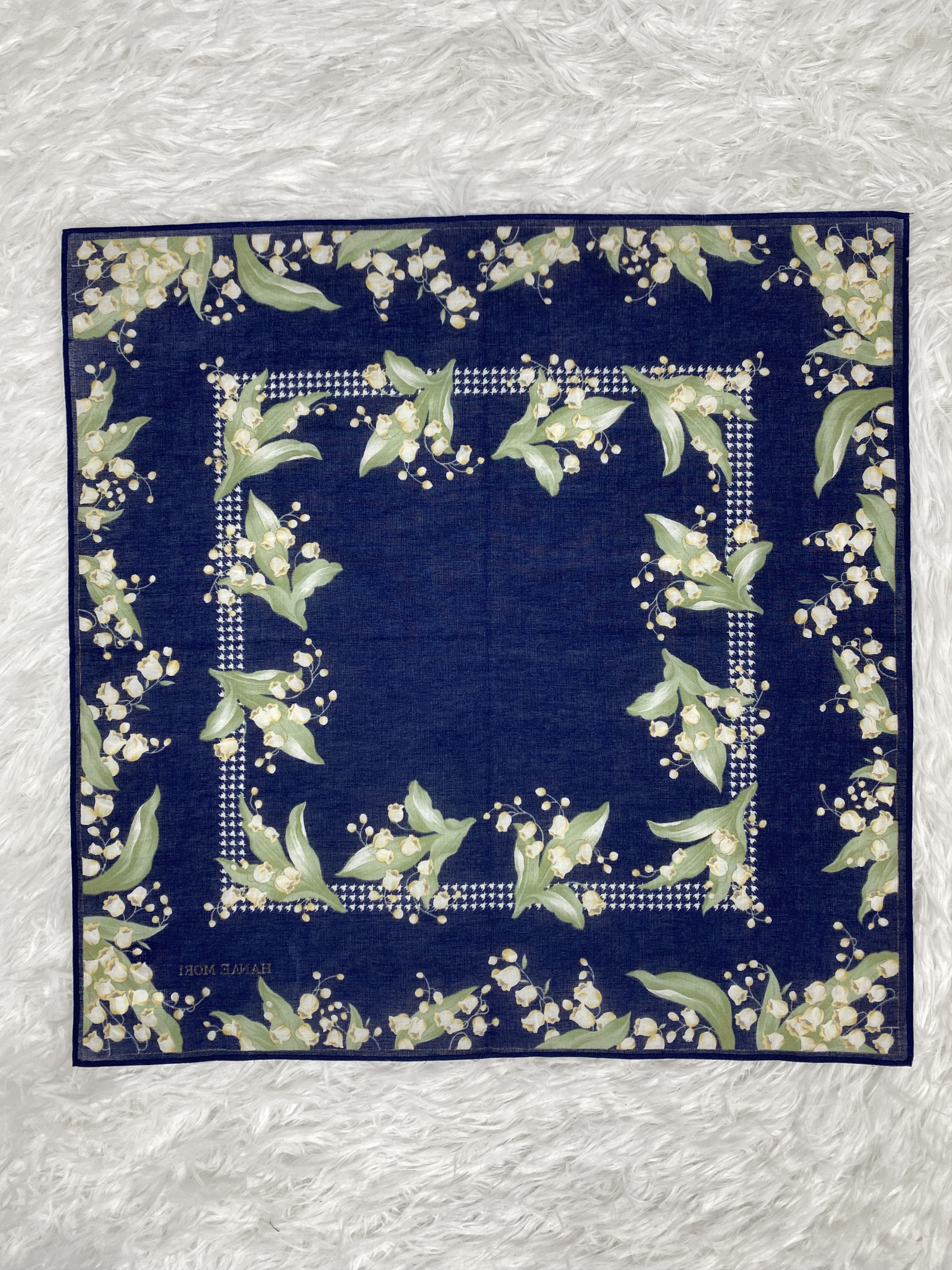 Hanae Mori Vintage Hanae Mori Handkerchief PH0120 Size ONE SIZE - 6 Thumbnail