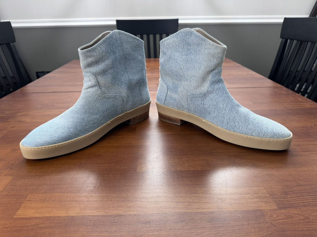 Fear of God Fear of God Sixth Collection Chelsea Denim Boot Size US 12 / EU 45 - 14 Thumbnail