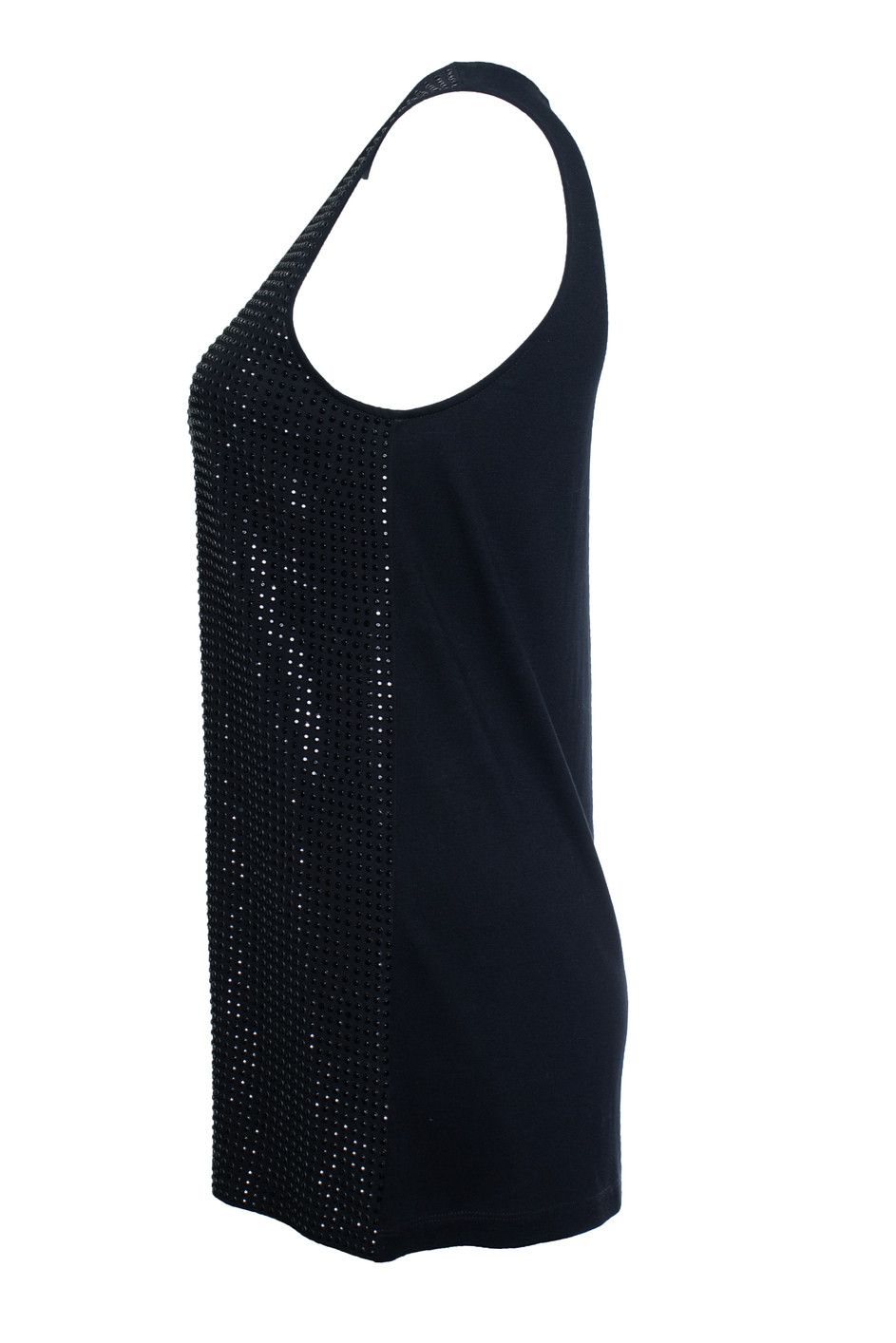 Gucci Gucci, black sleeveless top with rhinestones Size S / US 4 / IT 40 - 2 Thumbnail