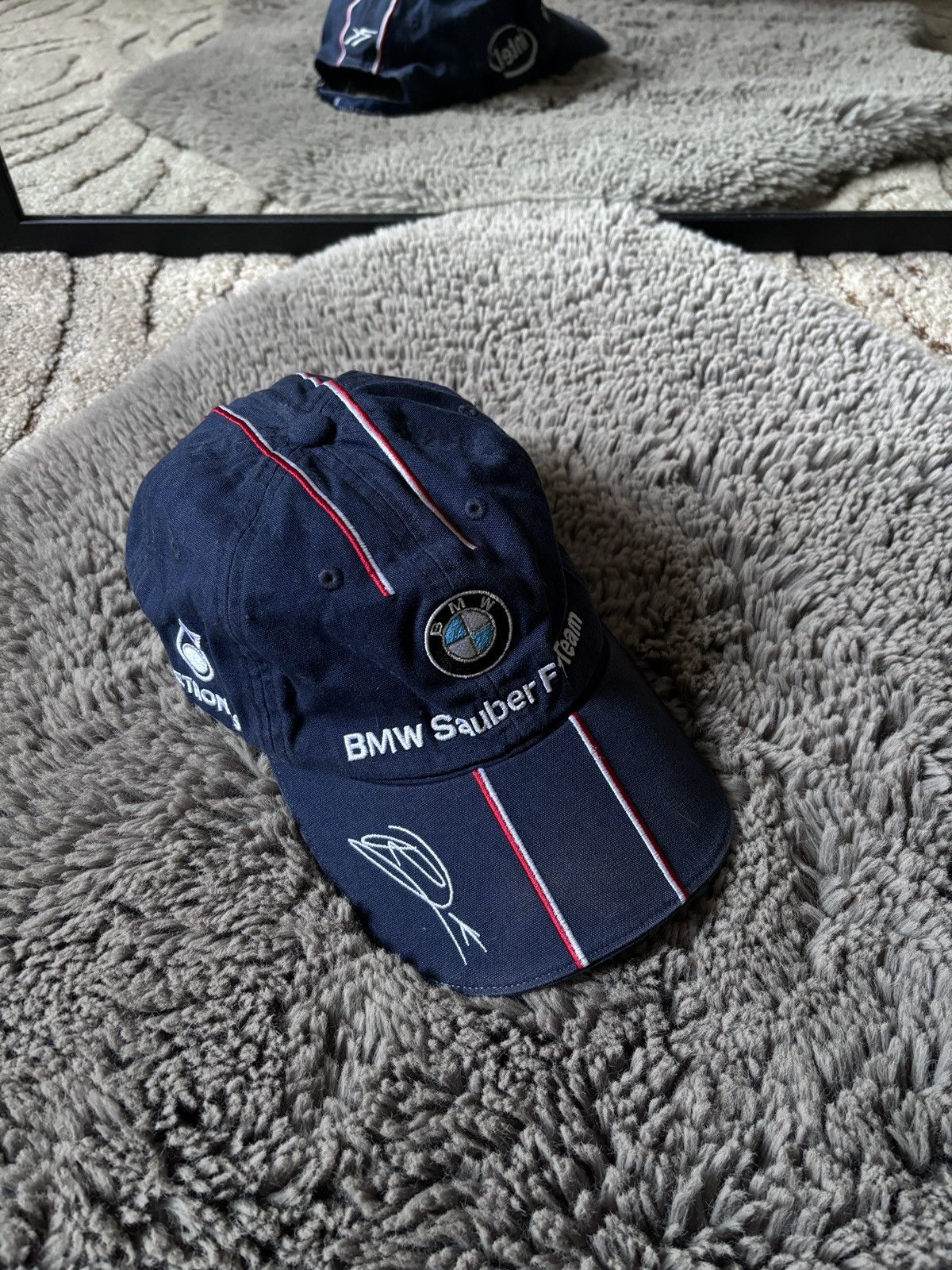 BMW × Formula 1 × Vintage BMW Cap Vintage Sauber F1 Team Intel Petronas Racing hat Size ONE SIZE - 1 Thumbnail