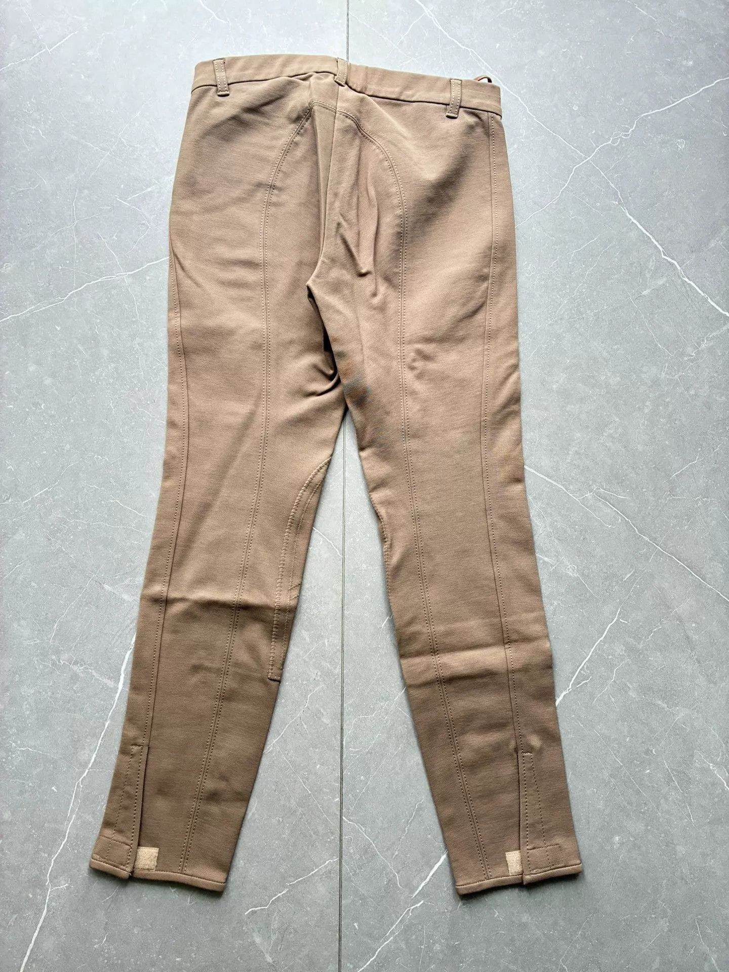 Gucci Gucci Khaki Riding Trousers 38 Red/Green Webbing Size 26" / US 2 / IT 38 - 2 Thumbnail