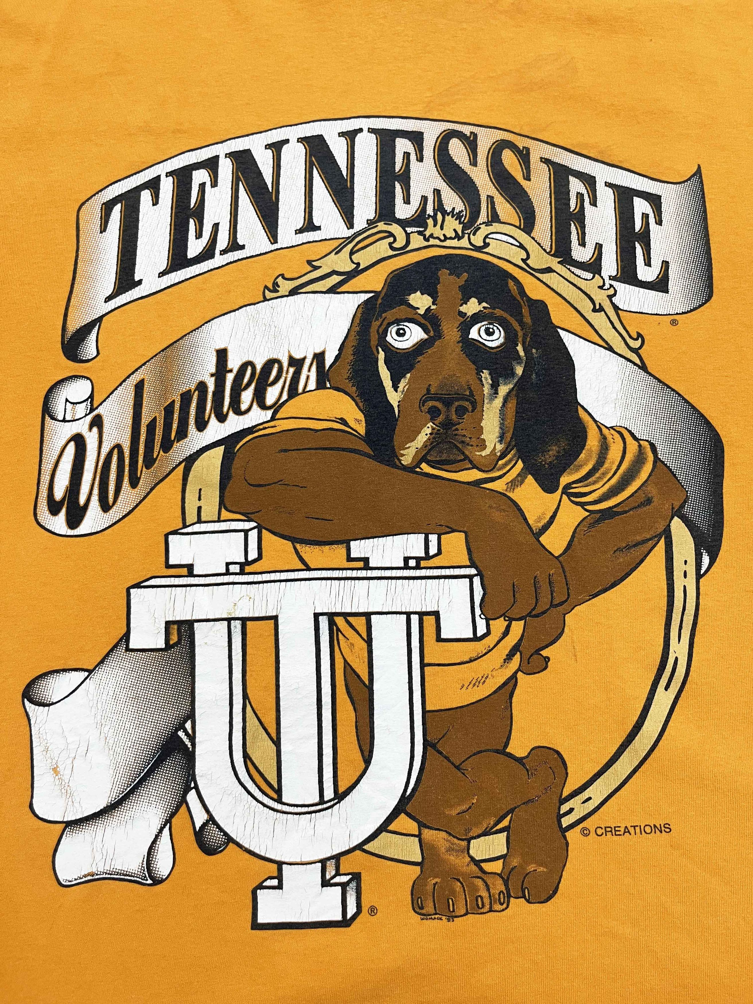 Vintage Vintage NCAA Tennessee Volunteers UT Vols Hoodie T-Shirt Size US L / EU 52-54 / 3 - 2 Thumbnail