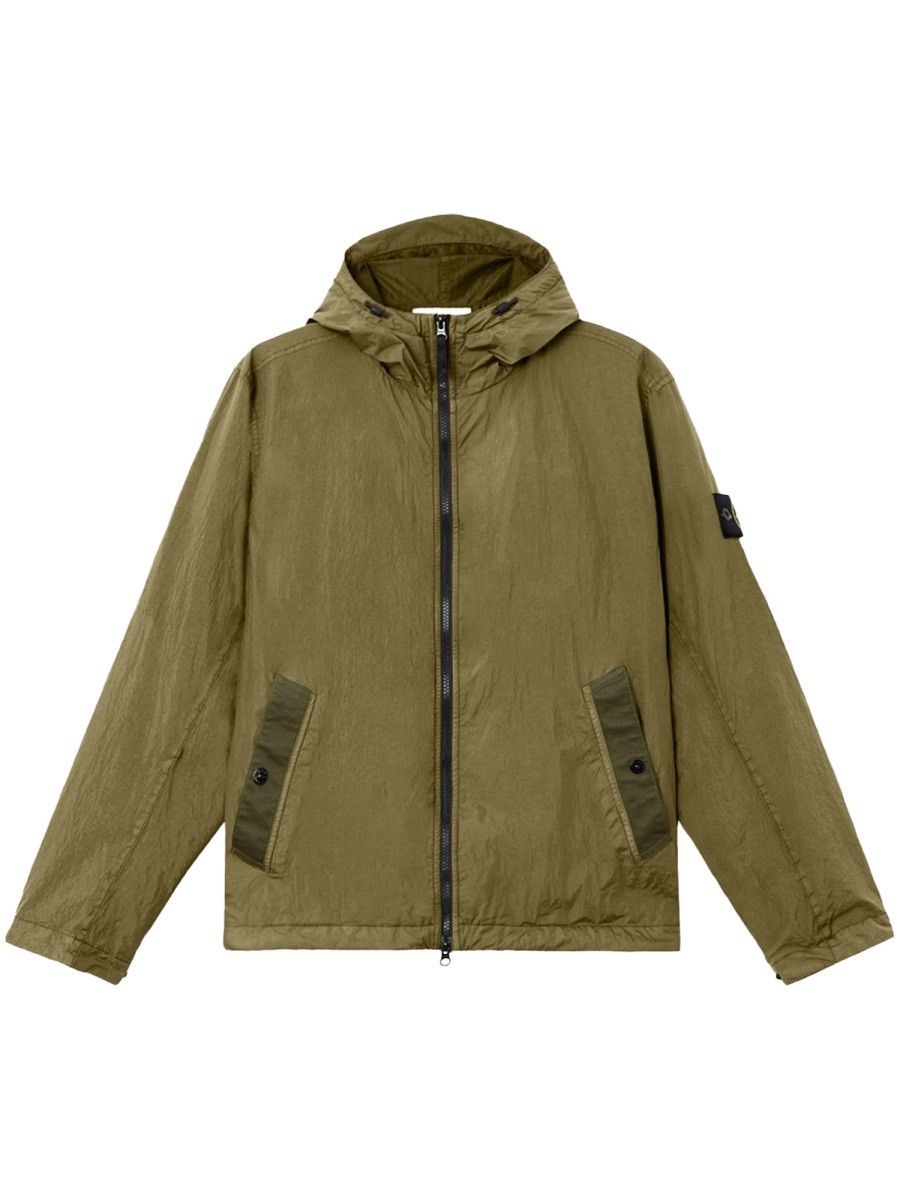 Stone Island STONE ISLAND HOODED JACKET - MILITARY GREEN Size US XXL / EU 58 / 5 - 1 Thumbnail