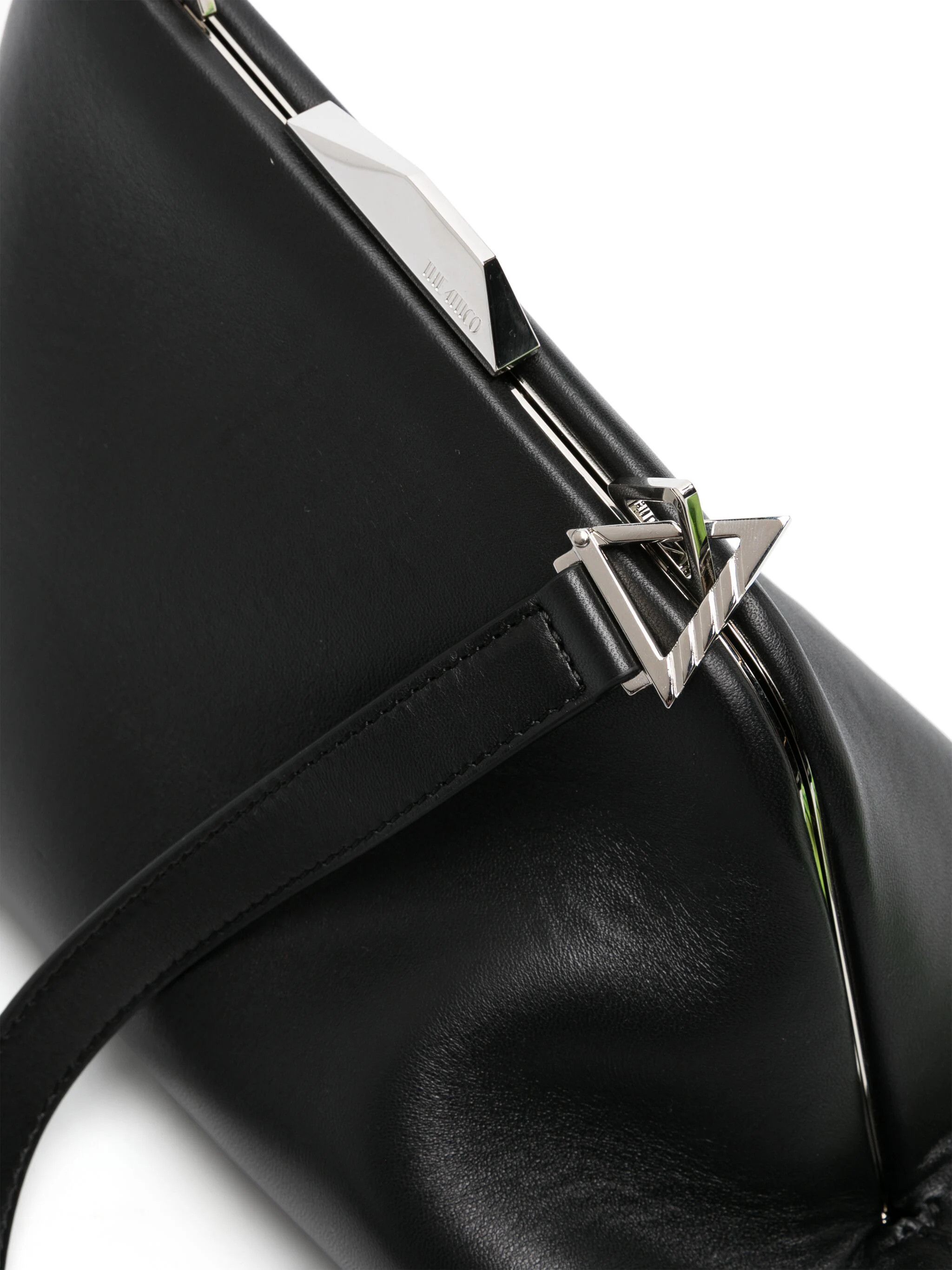 The Attico o1s22i1n1024 Size: OS / Nappa Leather Clutch Bag in Black Size ONE SIZE - 4 Thumbnail