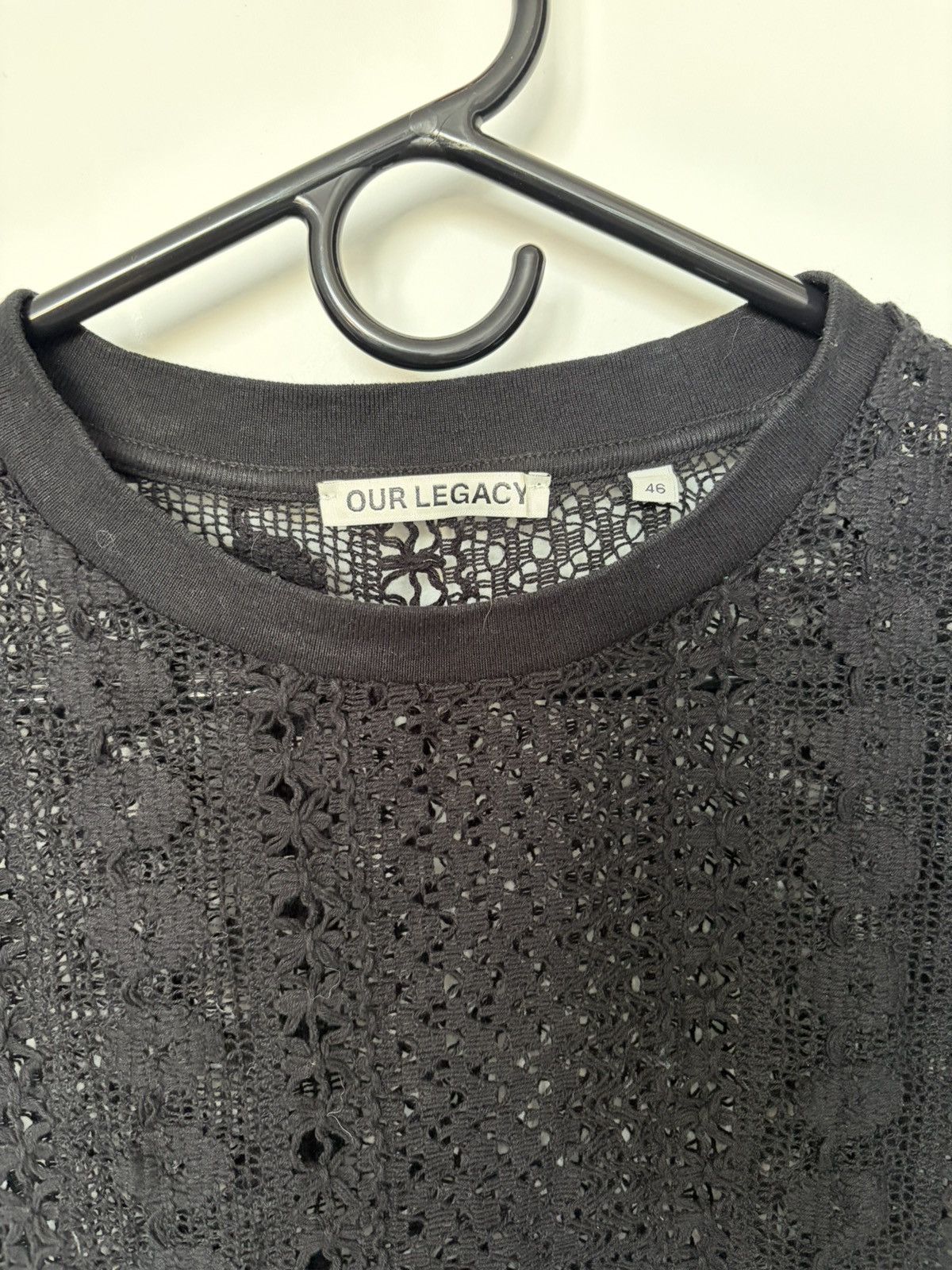 Our Legacy Our Legacy Box Sleeveless Tank Shirt Knit Black Shirt Size US S / EU 44-46 / 1 - 2 Thumbnail