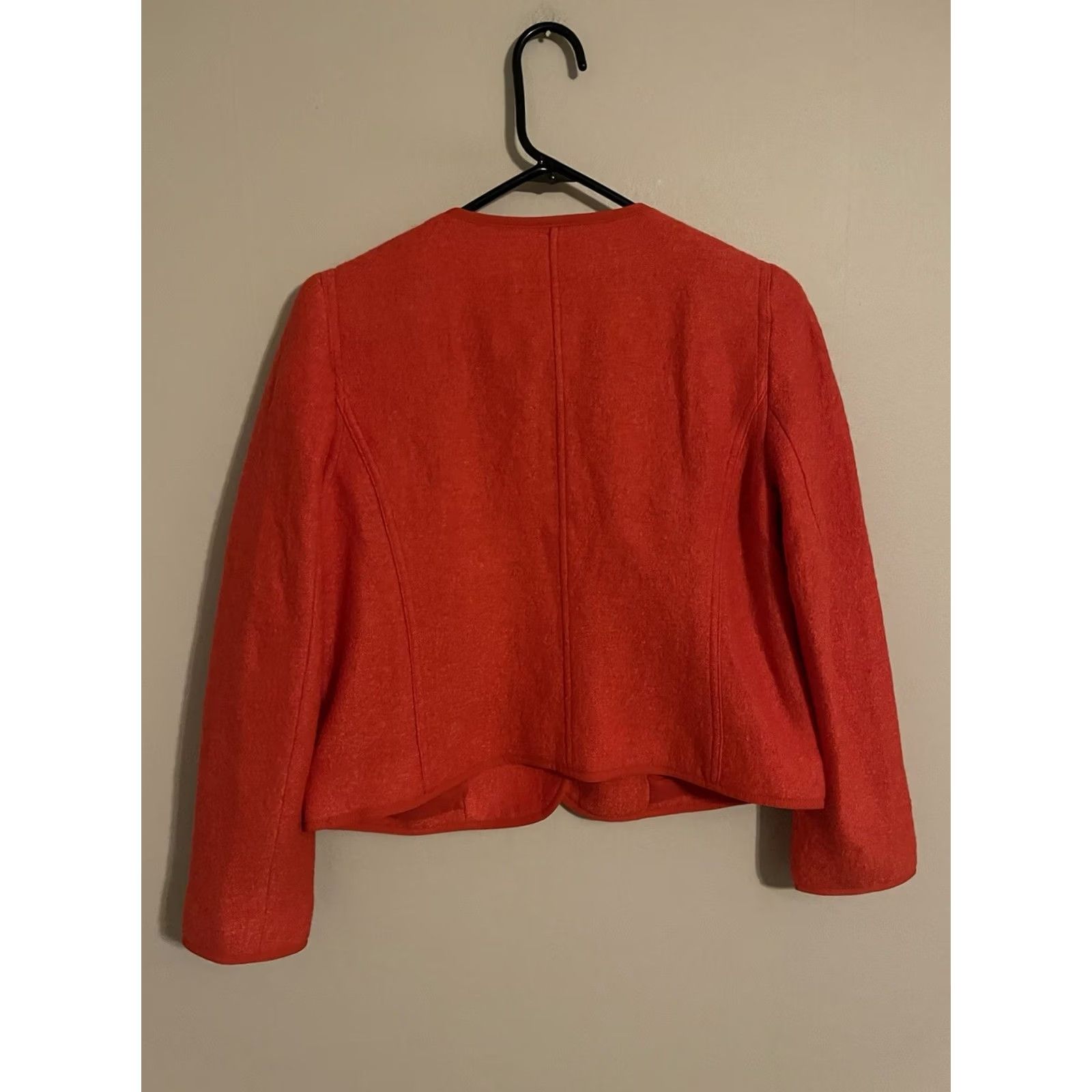 Talbots Talbots Blazer Jacket Women's 8P Petite Wool Orange Gold Button Suit - New! Size M / US 6-8 / IT 42-44 - 4 Thumbnail