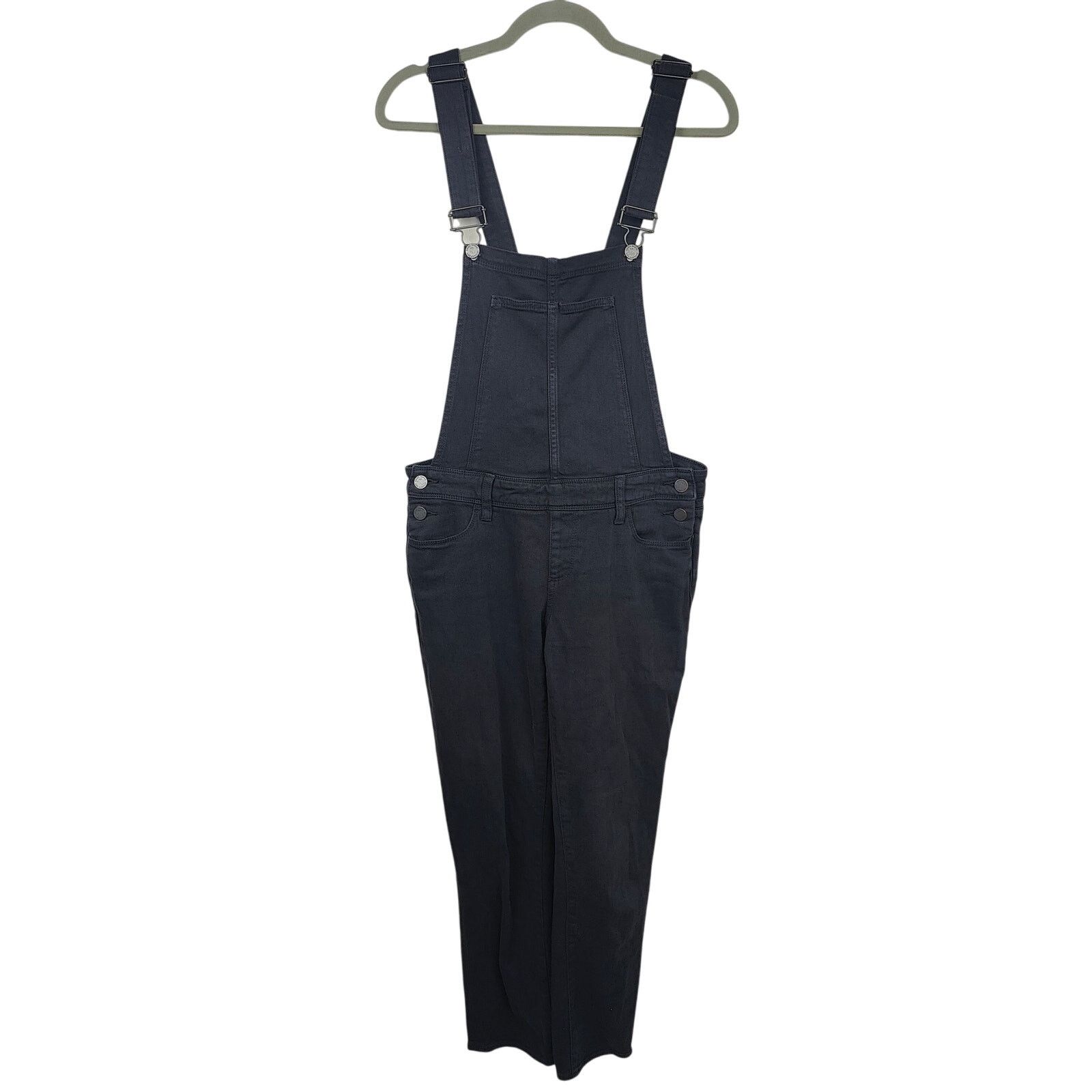 Paige Paige Sierra Overalls Womens 26 Vintage Black Straight Leg Size 26" / US 2 / IT 38 - 1 Thumbnail