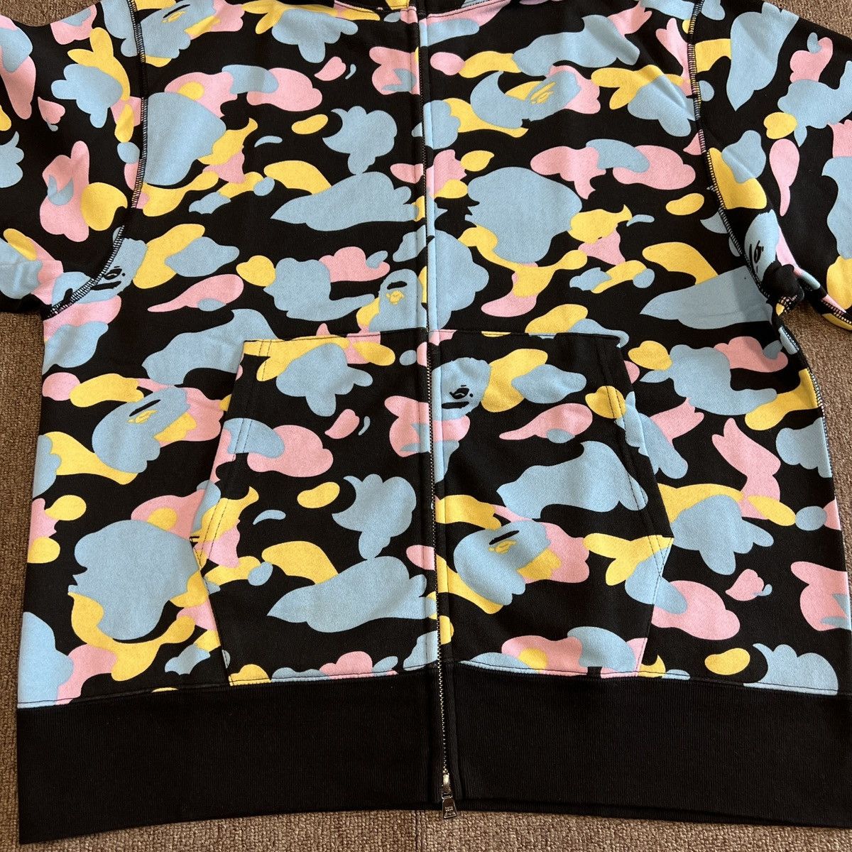 Bape New Multi Camo Shark Relaxed Full Zip Hoodie Size US M / EU 48-50 / 2 - 9 Thumbnail