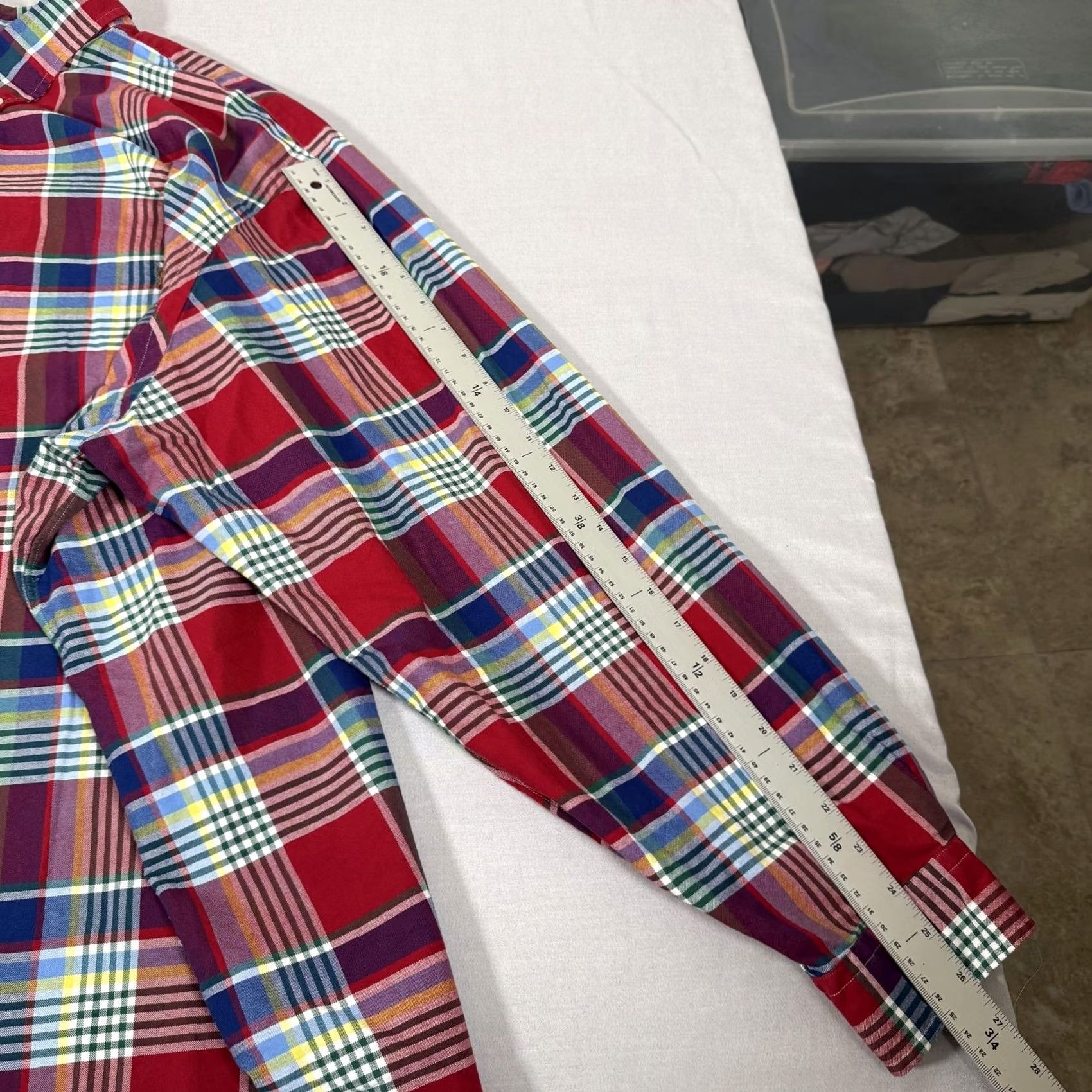 Polo Ralph Lauren Polo Ralph Lauren Shirt Mens 4XB Red Plaid Button Up Size US XXL / EU 58 / 5 - 6 Thumbnail