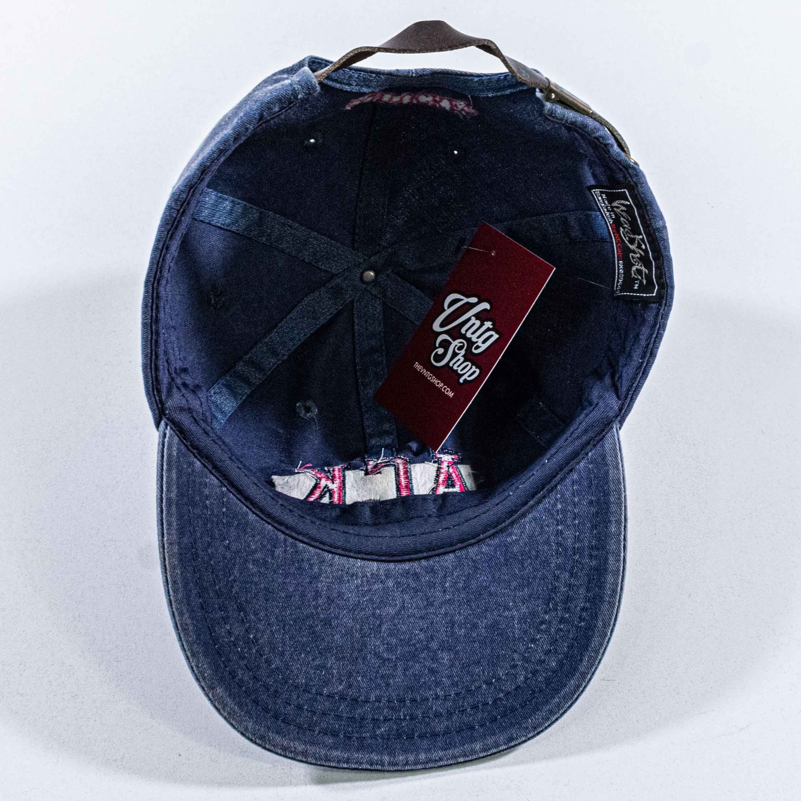 Vintage VTG 90s ACK Nantucket Hat Leather Strap Sun Faded Distressed Size ONE SIZE - 8 Thumbnail