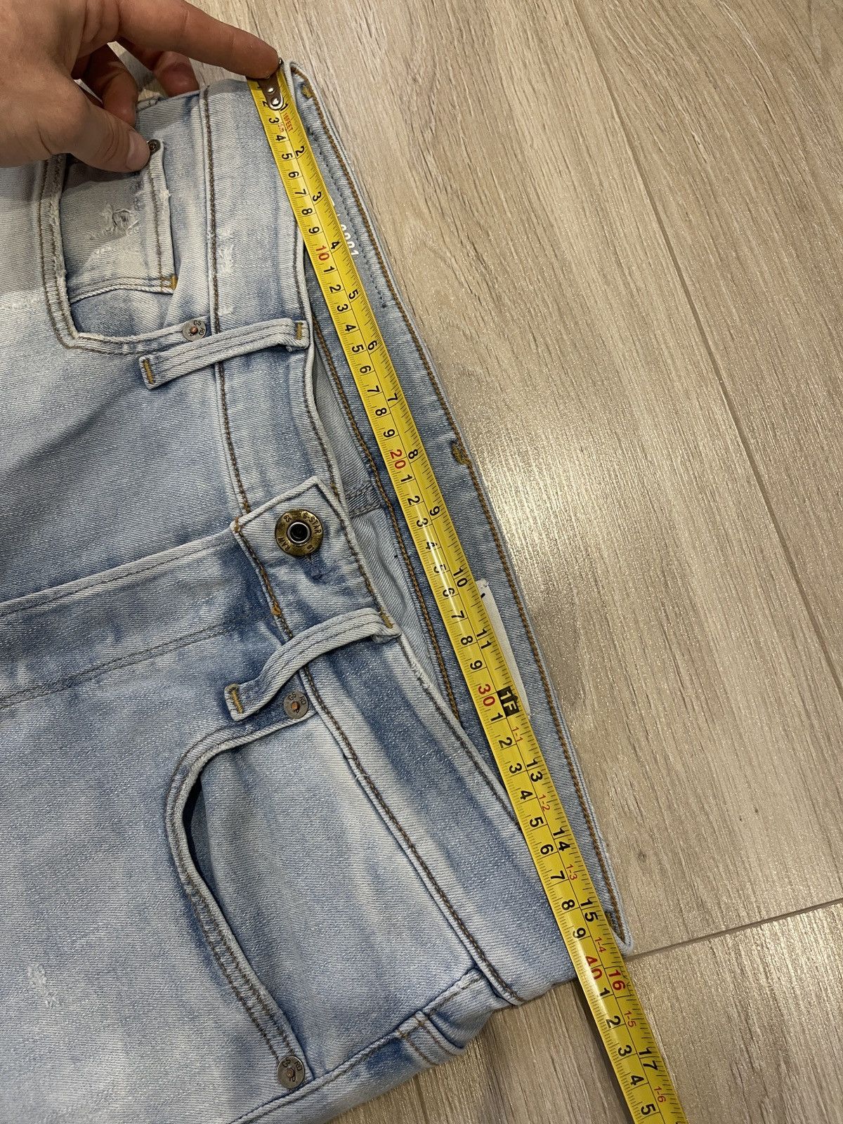 G-Star G-Star RAW 3301 Slim Distressed Denim Jeans 31/32 Size US 31 - 14 Thumbnail