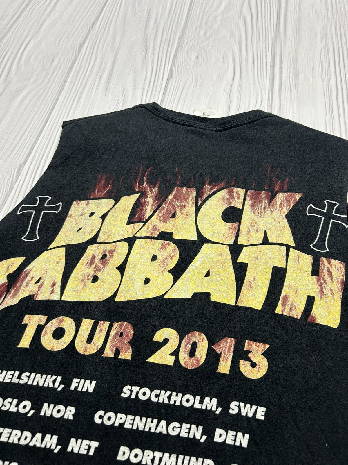 Band Tees 2013 Black Sabbath Ozzy Osbourne 13 Tour Tee Tank Top Size US S / EU 44-46 / 1 - 12 Thumbnail