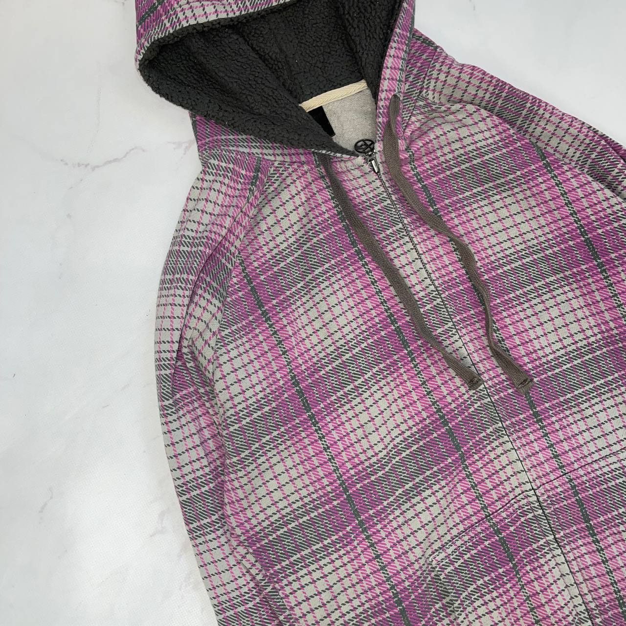 Fox Racing Fox Racing Crazy Y2K Vintage Zip Hoodie Plaid Sz XL Unisex Size US XL / EU 56 / 4 - 4 Thumbnail
