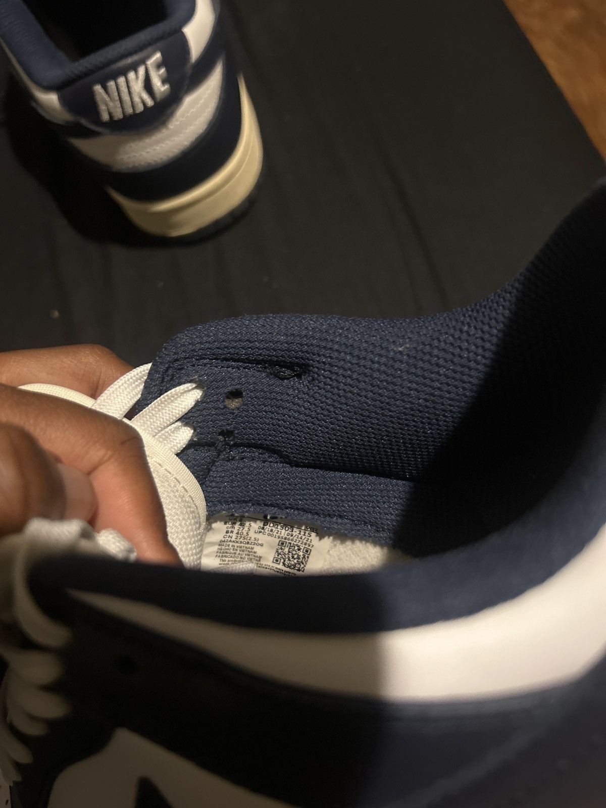 Nike Nike vintage navy dunks Size US 9 / EU 42 - 4 Thumbnail