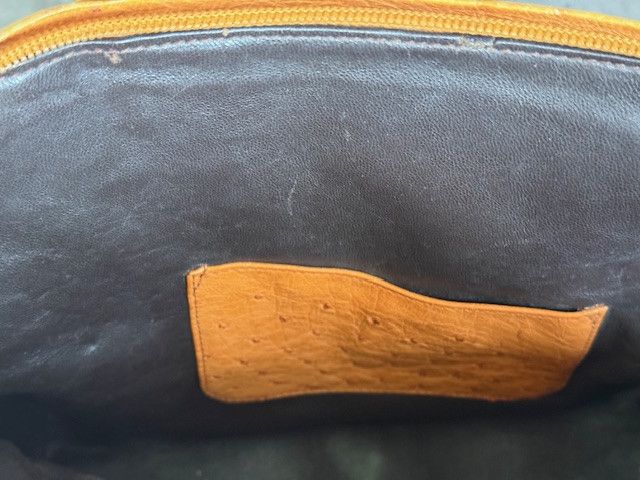 Other Bianchi & Nardi Ostrich Leather Handbag – Made in Italy Size ONE SIZE - 7 Thumbnail