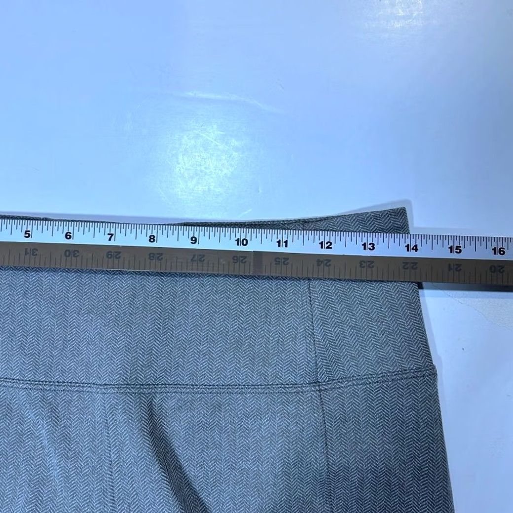 Athleta Athleta Leggings Womens Medium Gray Delancey Hereingbone Compression Pants Size 32" / US 10 / IT 46 - 6 Thumbnail
