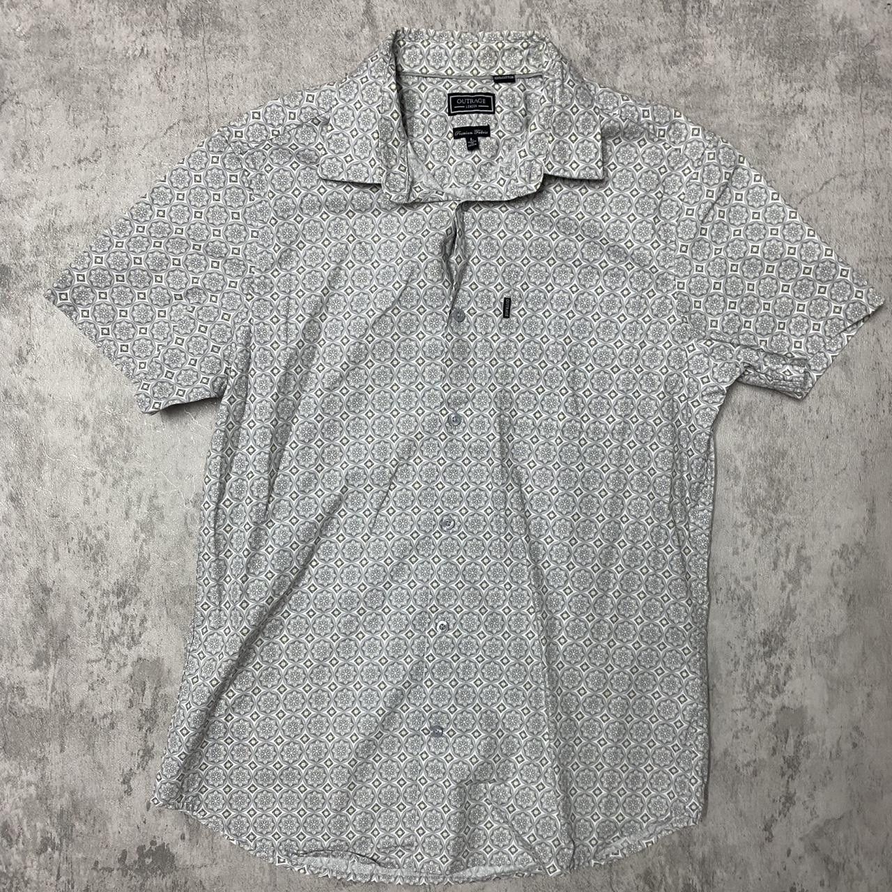 Other White and blue short sleeve button up shirt #Summer Size US L / EU 52-54 / 3 - 1 Thumbnail