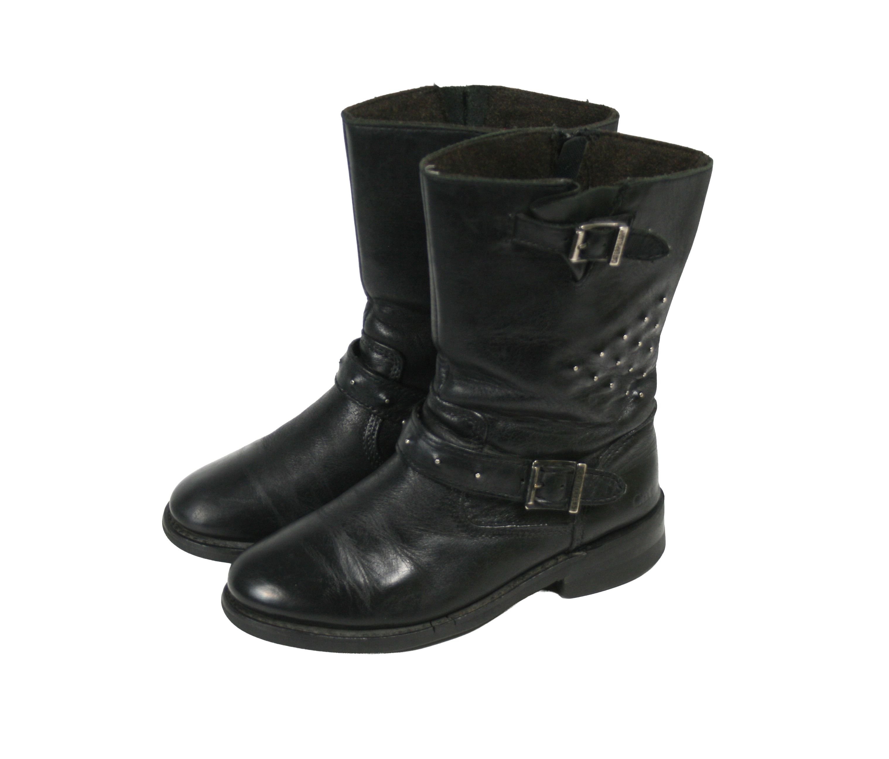 Caterpillar CAT 00S Engineered Avant Garde Leather Biker Boots Vintage Size US 10 / IT 40 - 3 Thumbnail