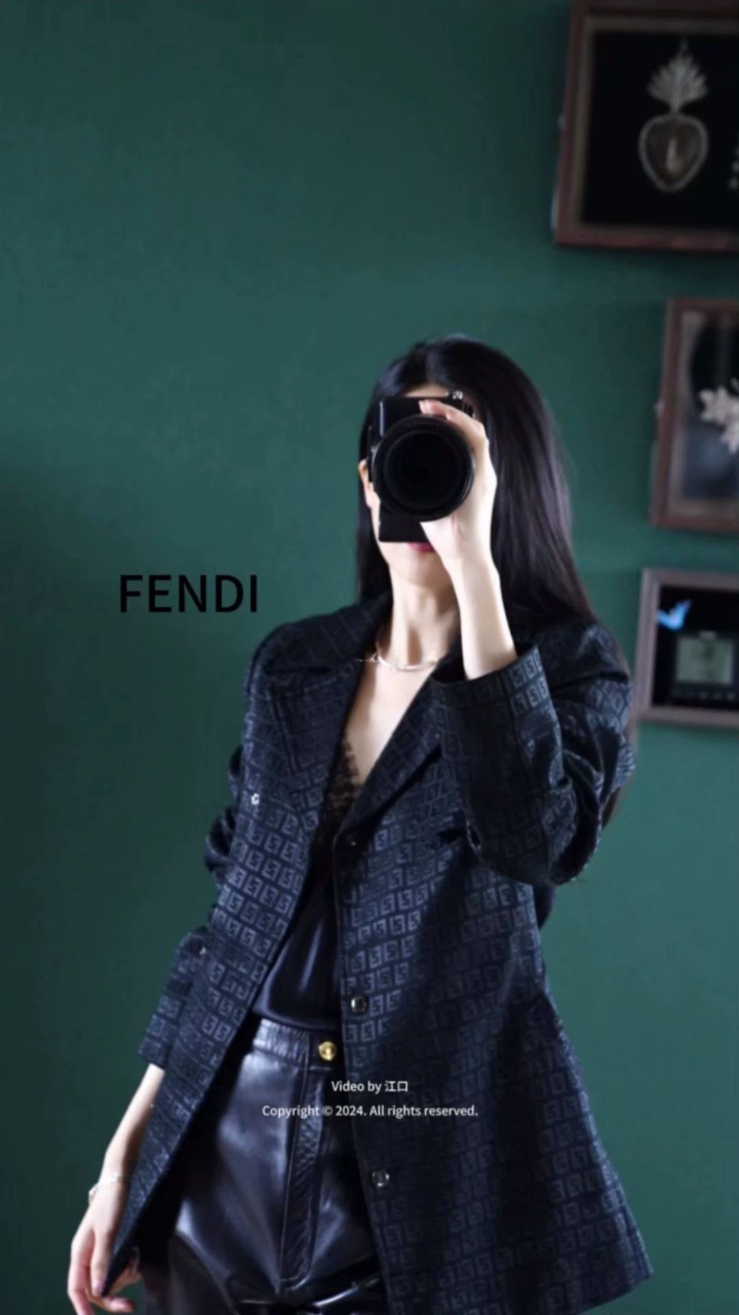 Fendi Fendi FF Monogram Short Padded Jacket S/M Italy Size S / US 4 / IT 40 - 1 Thumbnail