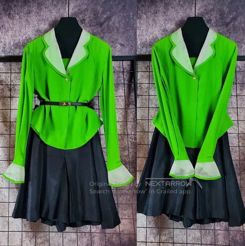 Dior Dior Green Silk Long Sleeve Top for Women . Size M / US 6-8 / IT 42-44 - 1 Thumbnail