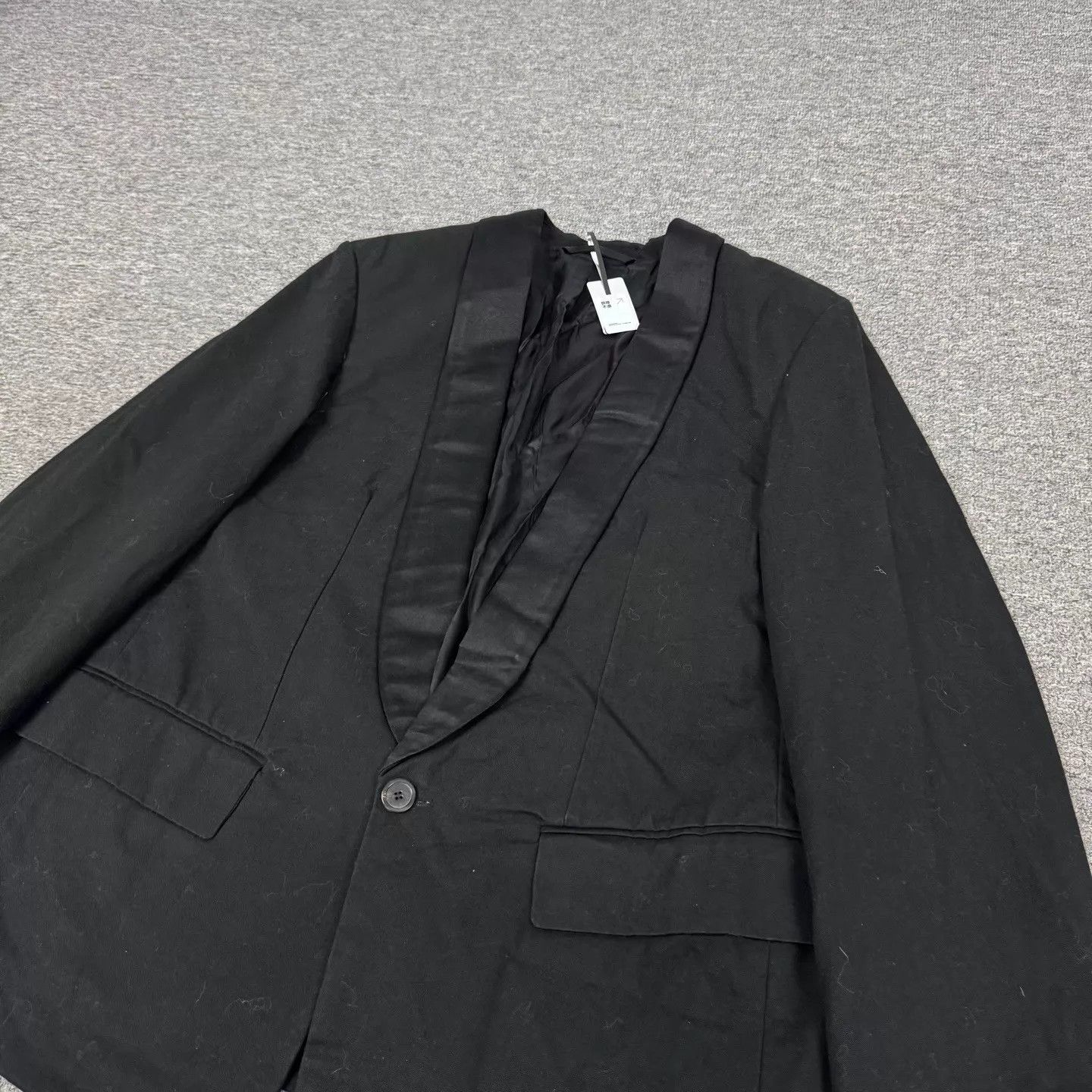 Balenciaga Balenciaga Black NotchLapel Back Logo Blazer 1 mint Size US S / EU 44-46 / 1 - 4 Thumbnail