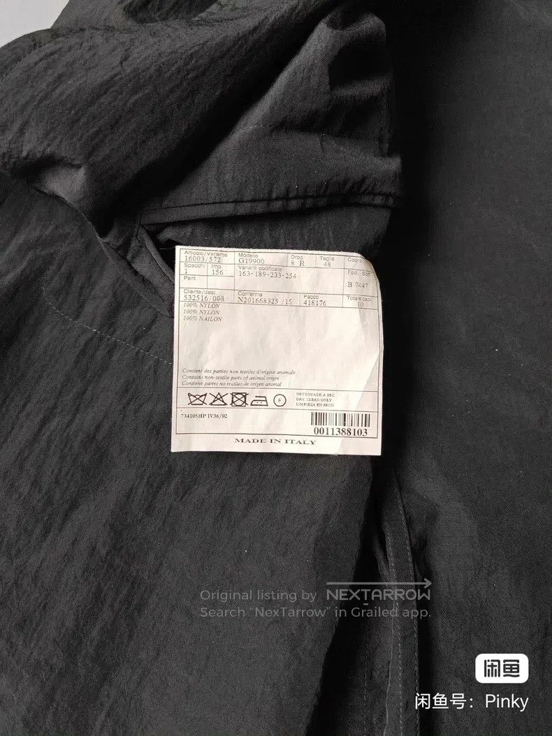 Other Hermes Casual suit jacket, black, nylon windbreaker fabric Size 48R - 5 Thumbnail