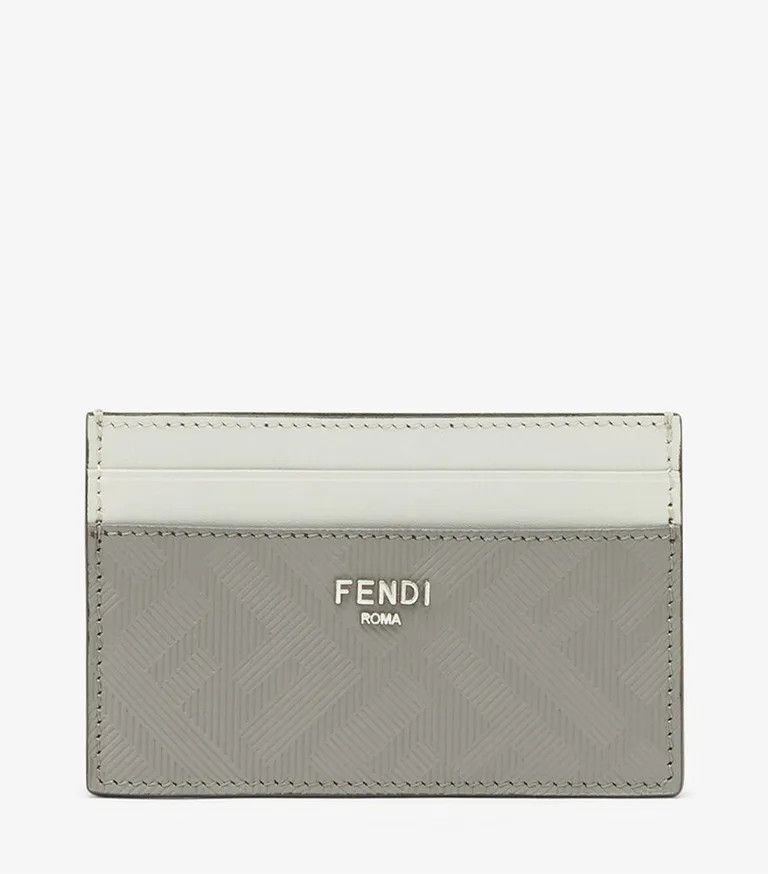 Fendi o1loc1c0824 Size: OS / Shadow Card Holder in Grey/White Size ONE SIZE - 1 Thumbnail