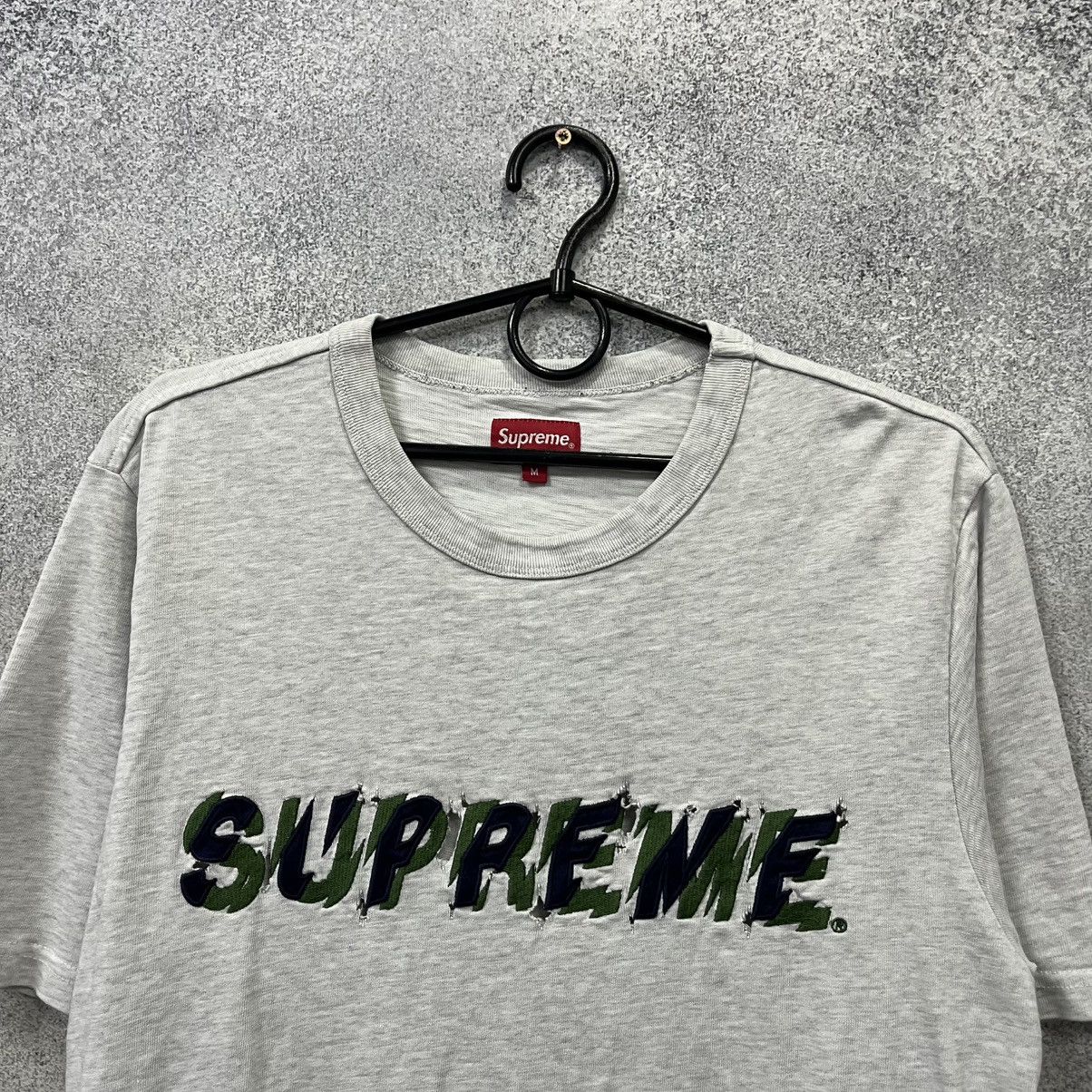 Supreme Supreme T-Shirt Big Logo Grey Size M Size US M / EU 48-50 / 2 - 4 Thumbnail