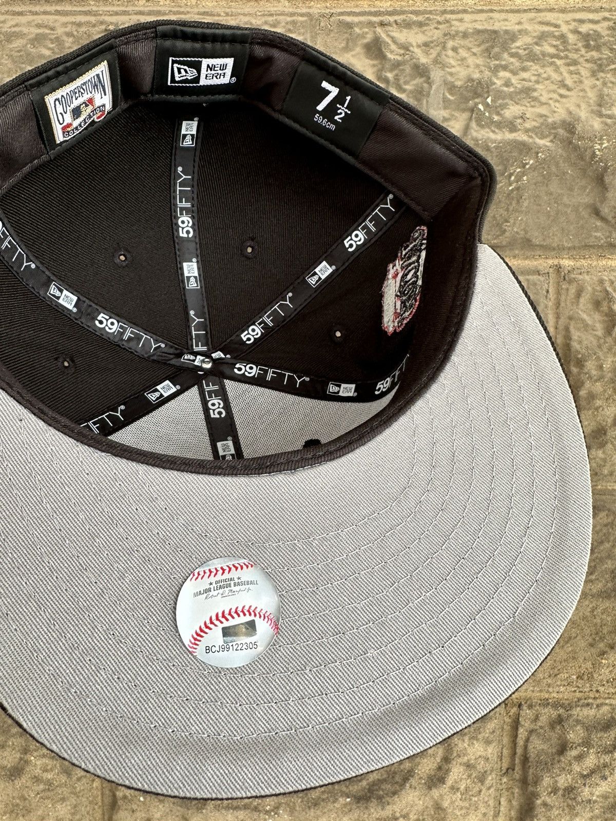 MLB × New Era × Supreme 7 1/2 CLEVELAND INDIANS JACOBS FIELD 1994 NEW ERA FITTED CAP Size ONE SIZE - 6 Thumbnail