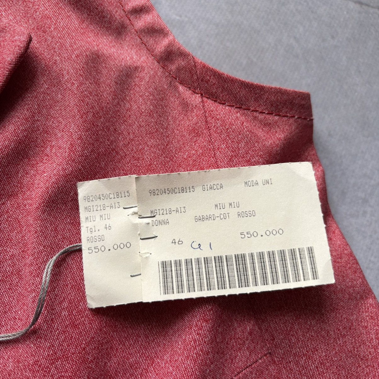 Miu Miu Archive SS1998 Miu Miu Runway vintage Double-Breasted Vest Size L / US 10 / IT 46 - 5 Thumbnail