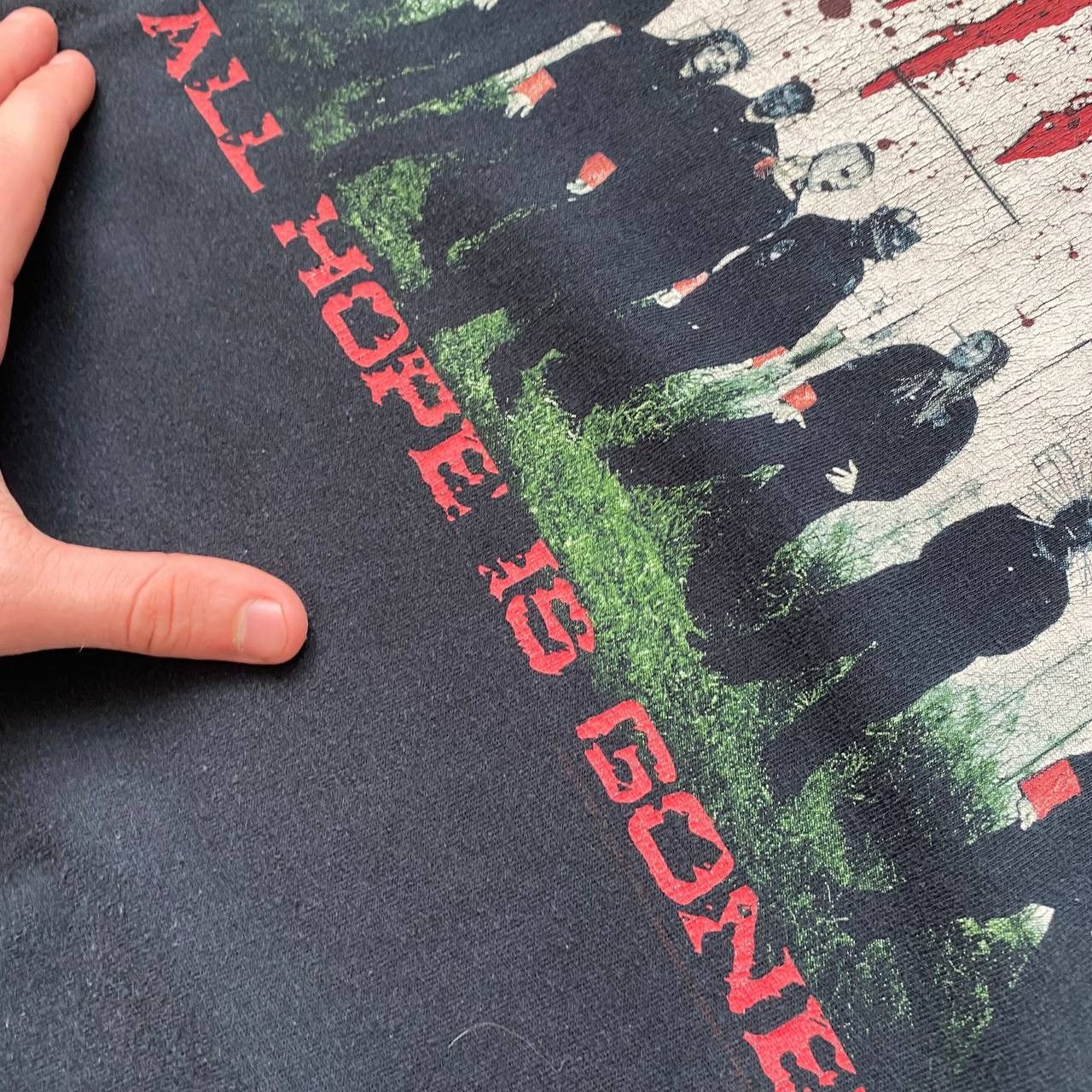 Band Tees × Vintage Vintage big logo slipknot tee shirts all hope is gone Size US XL / EU 56 / 4 - 4 Thumbnail