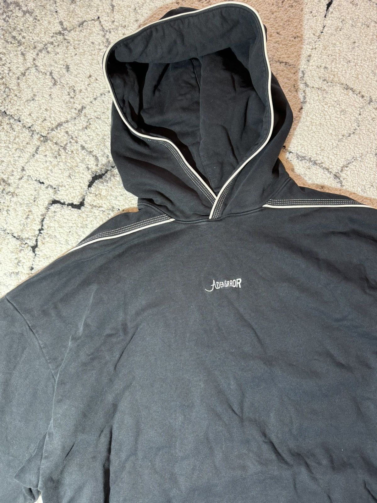 Ader Error ADER ERROR 22FW Black Top Hooded Streetwear Size A2 Size US M / EU 48-50 / 2 - 6 Thumbnail
