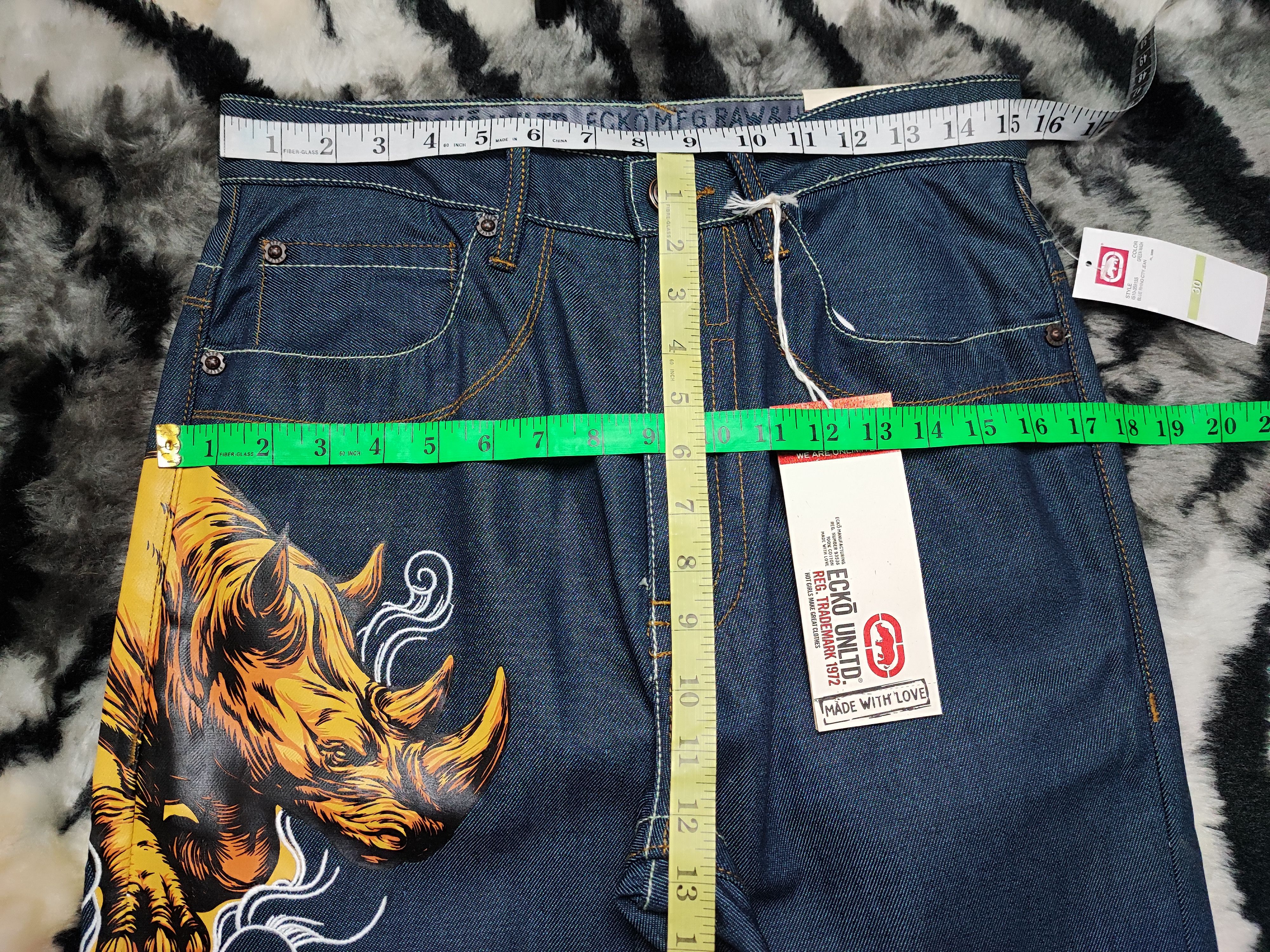 Ecko Unltd. Crazy Vintage Y2K Ecko UNLTD Baggy Jeans Skater Size US 30 / EU 46 - 5 Thumbnail