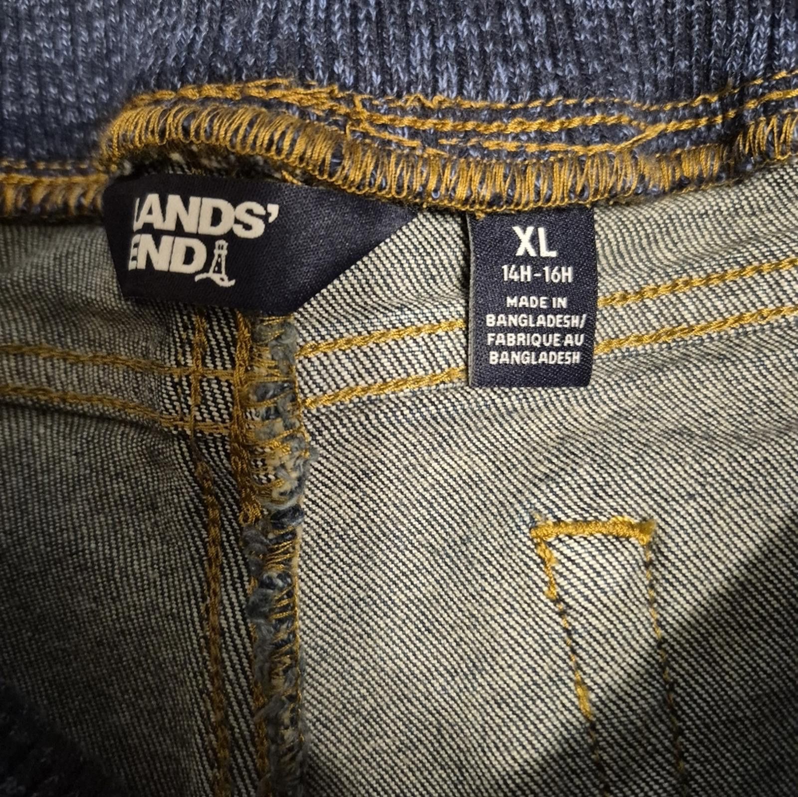 Lands' End NWT Lands' End Classic Blue Jeans XL 14H-16H Size US 26 / EU 42 - 4 Thumbnail