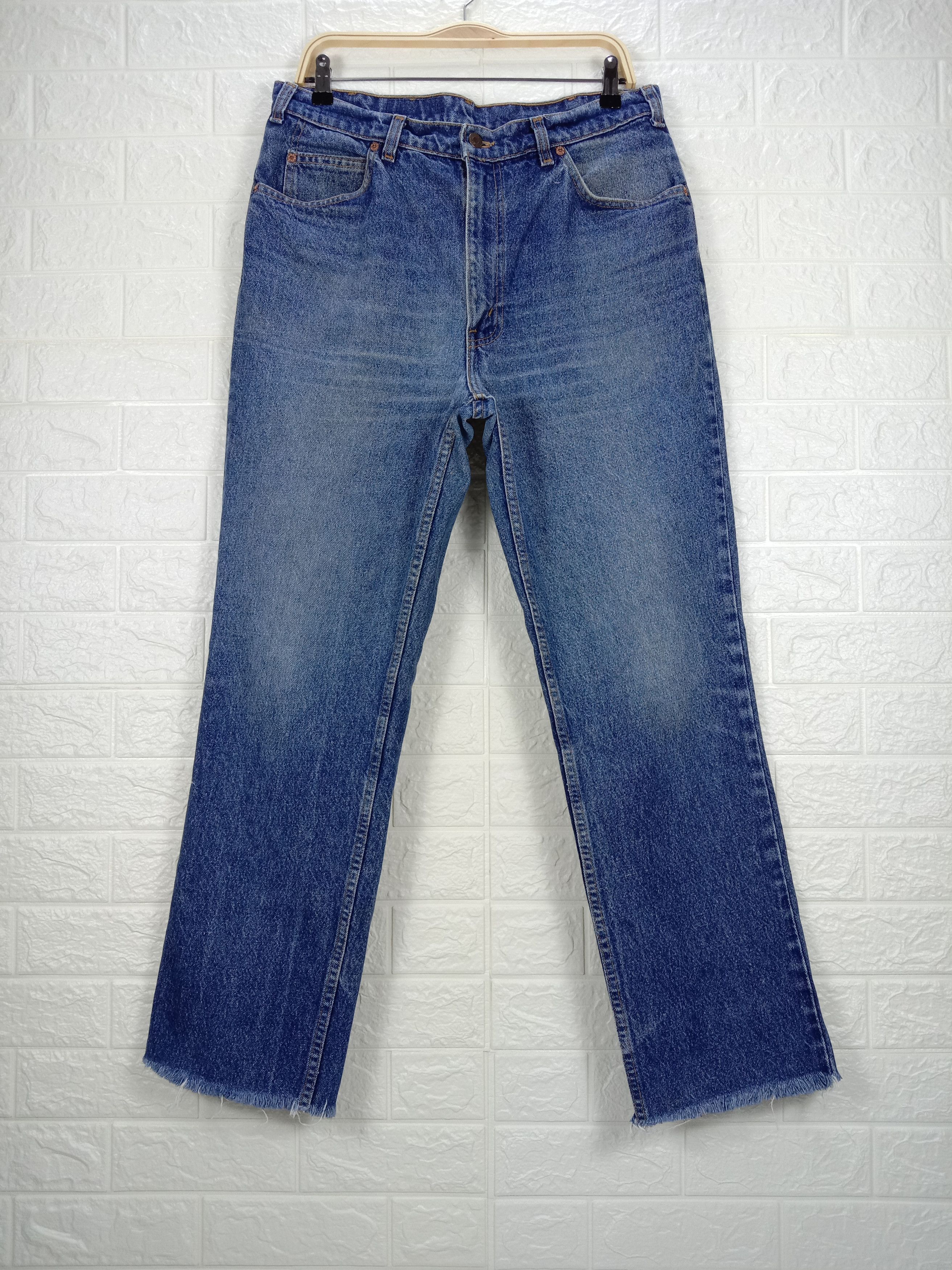 Levi's Vintage 90s Levi's 506 Orange Tab Jeans Blue Wash Denim Size 34" / US 12 / IT 48 - 1 Thumbnail