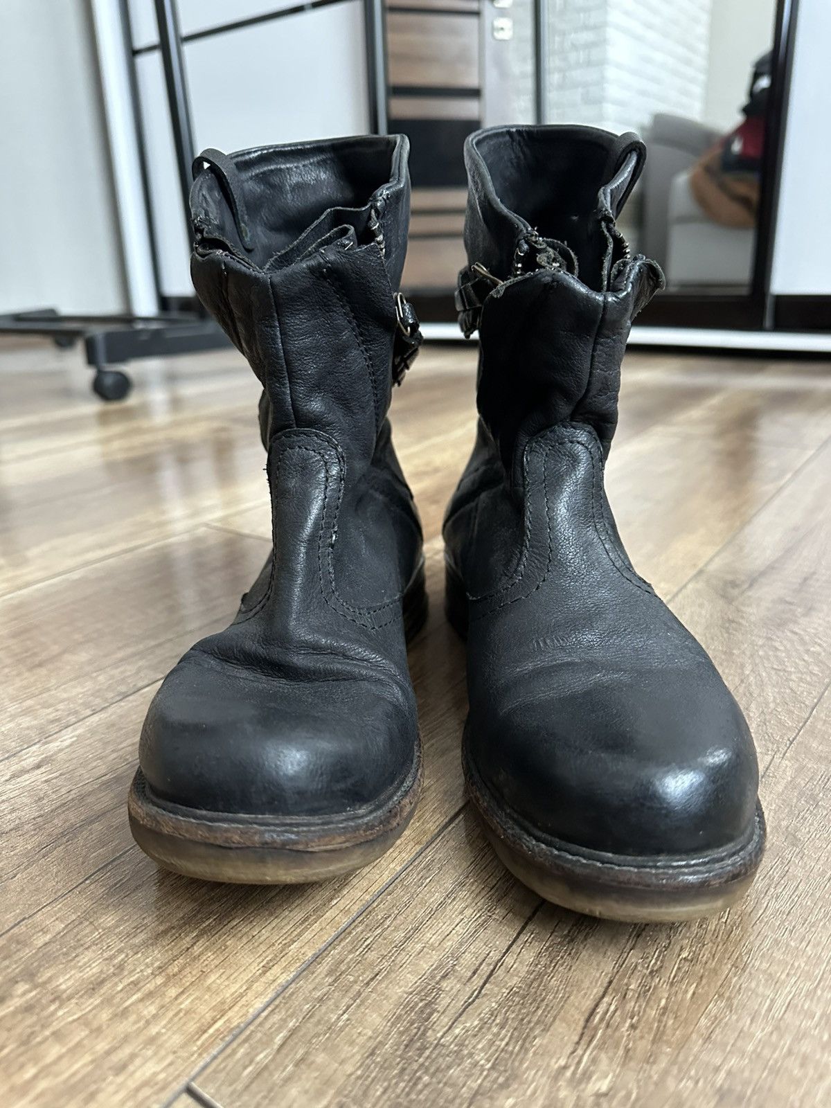 A.S.98 AS 98 Airstep Vintage Leather High Top Boots Shoes Size US 5.5 / EU 38 - 11 Thumbnail